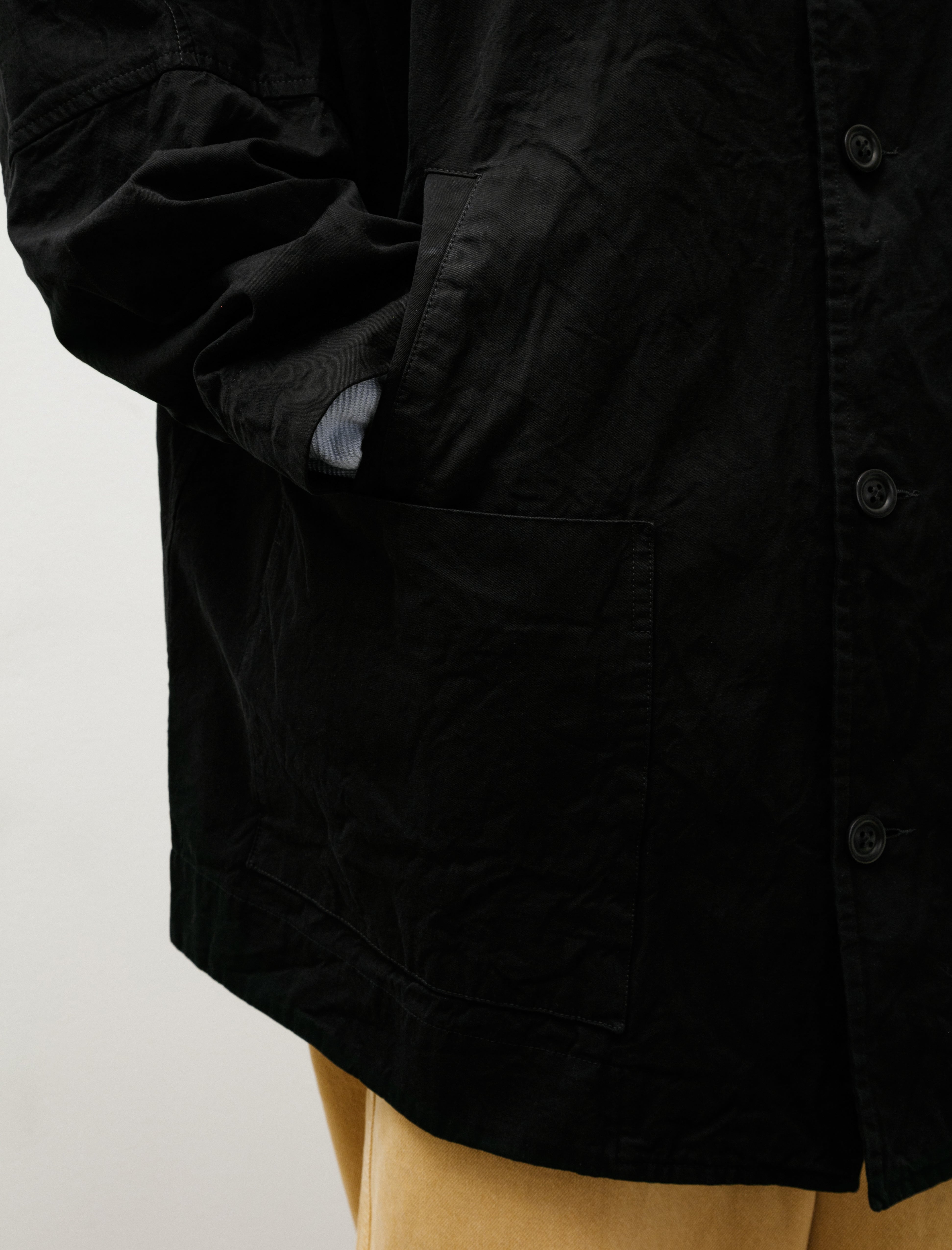 Weiping Jacket Double Cotton Black