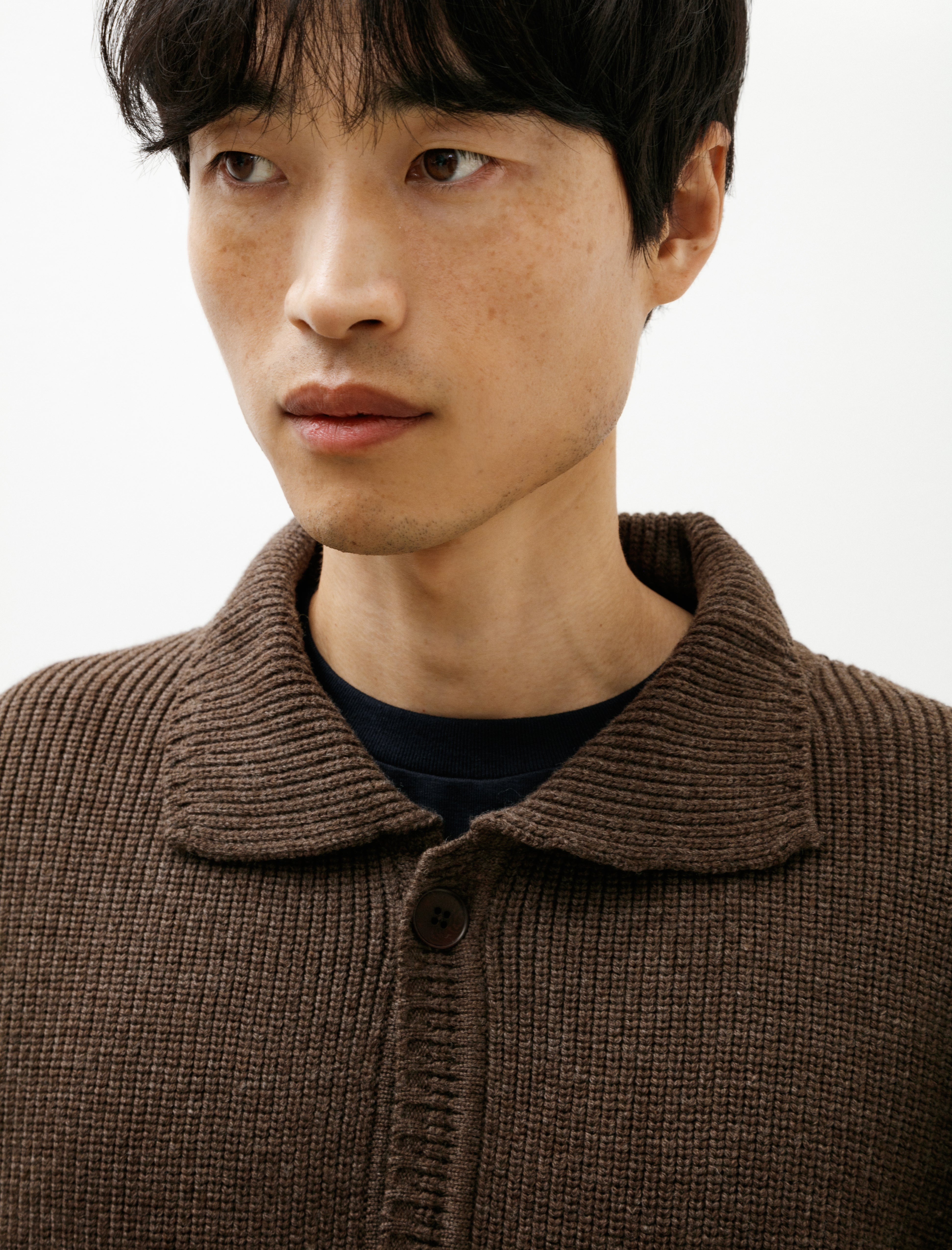 R21 Z-1 Machine Cardigan Black Sheep