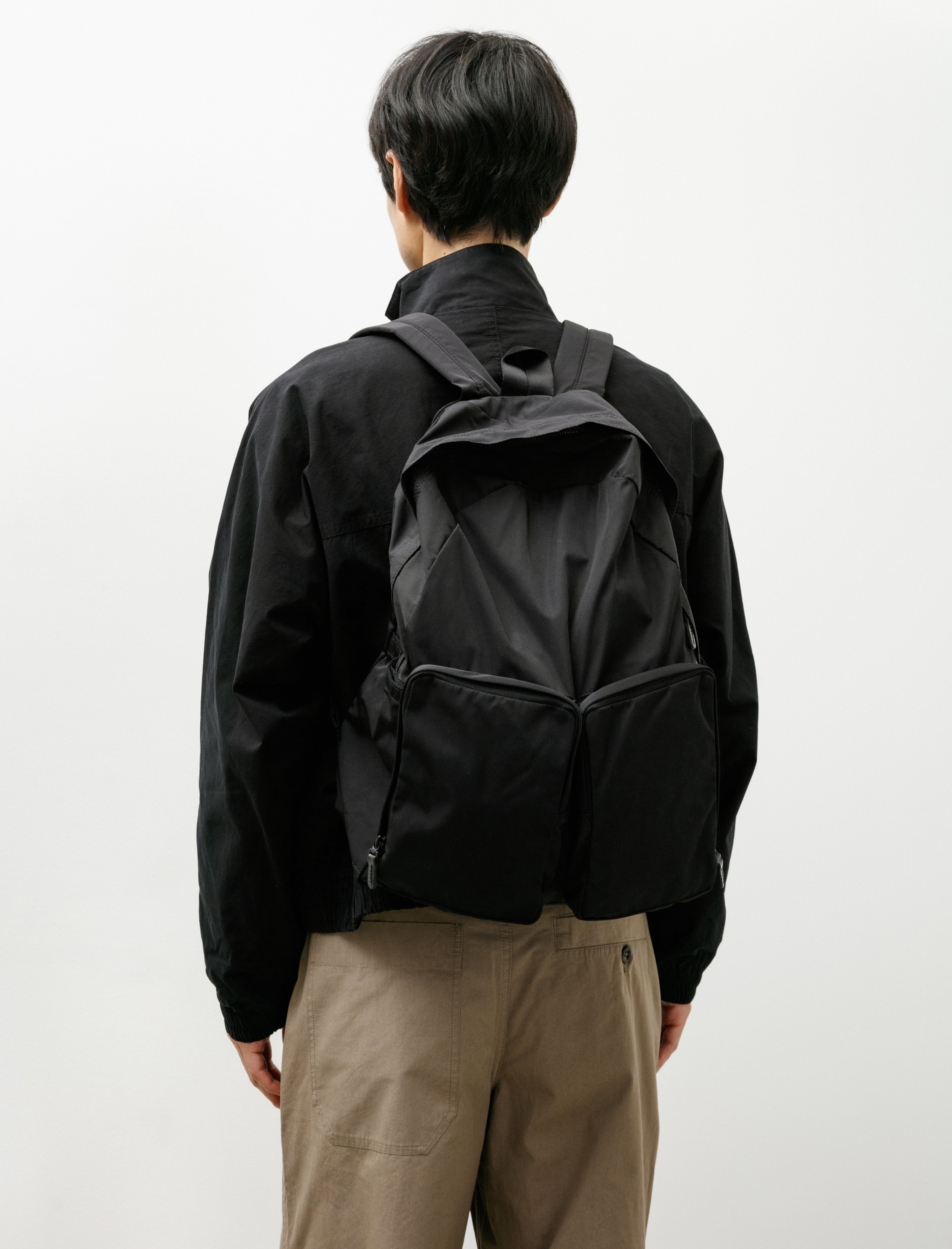 Amiacalva Gabardine Backpack M Black