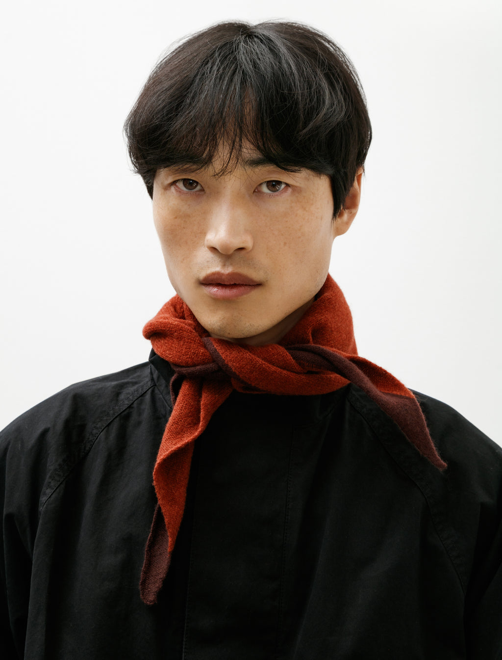 未使用salsation ScarfNeckSweater XSサルセーション MHL Tipped Scout Scarf Lambswool Sienna Mahogany – Neighbour