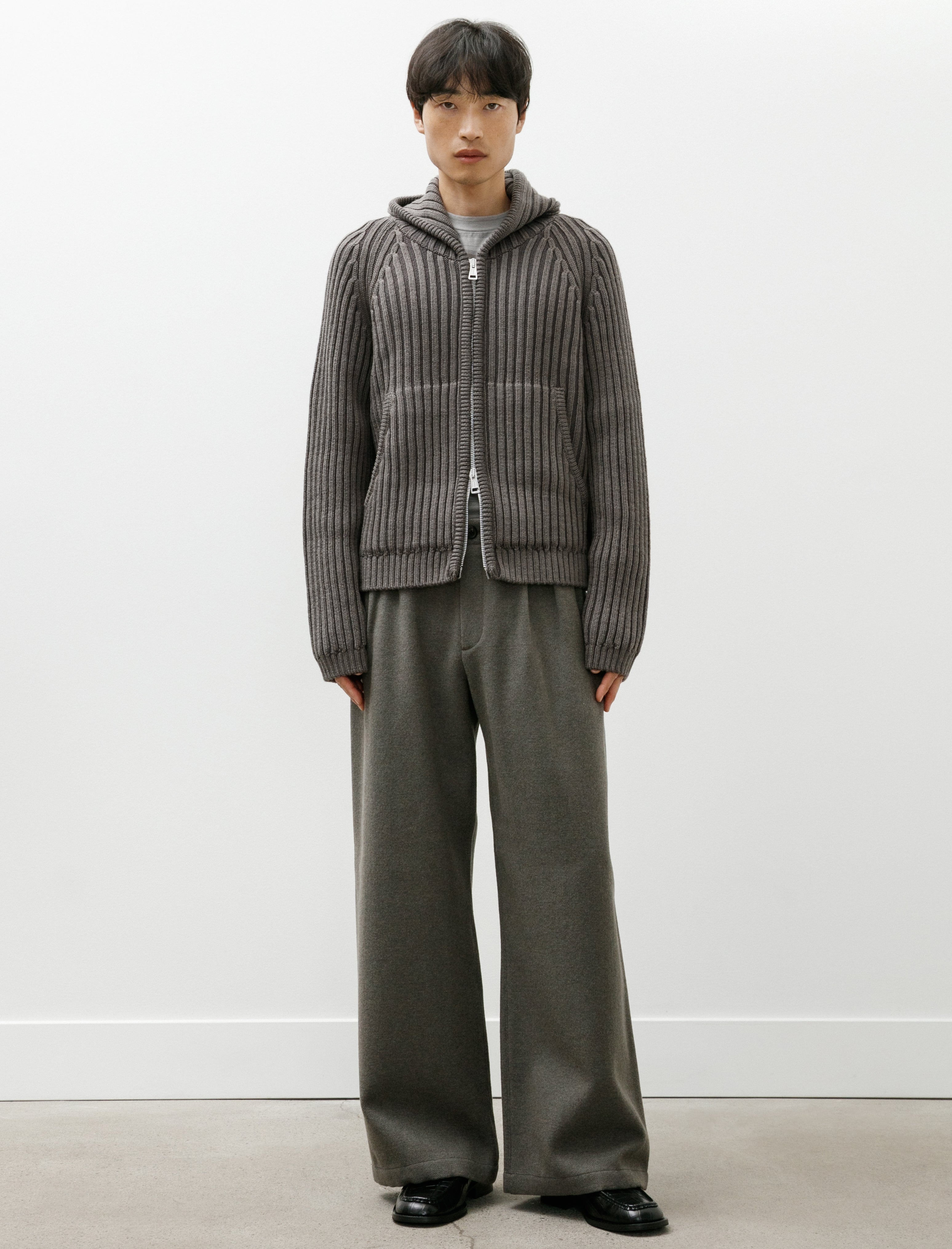 Our Legacy Bridge Chino Night Pine Fishbone Bound Wool