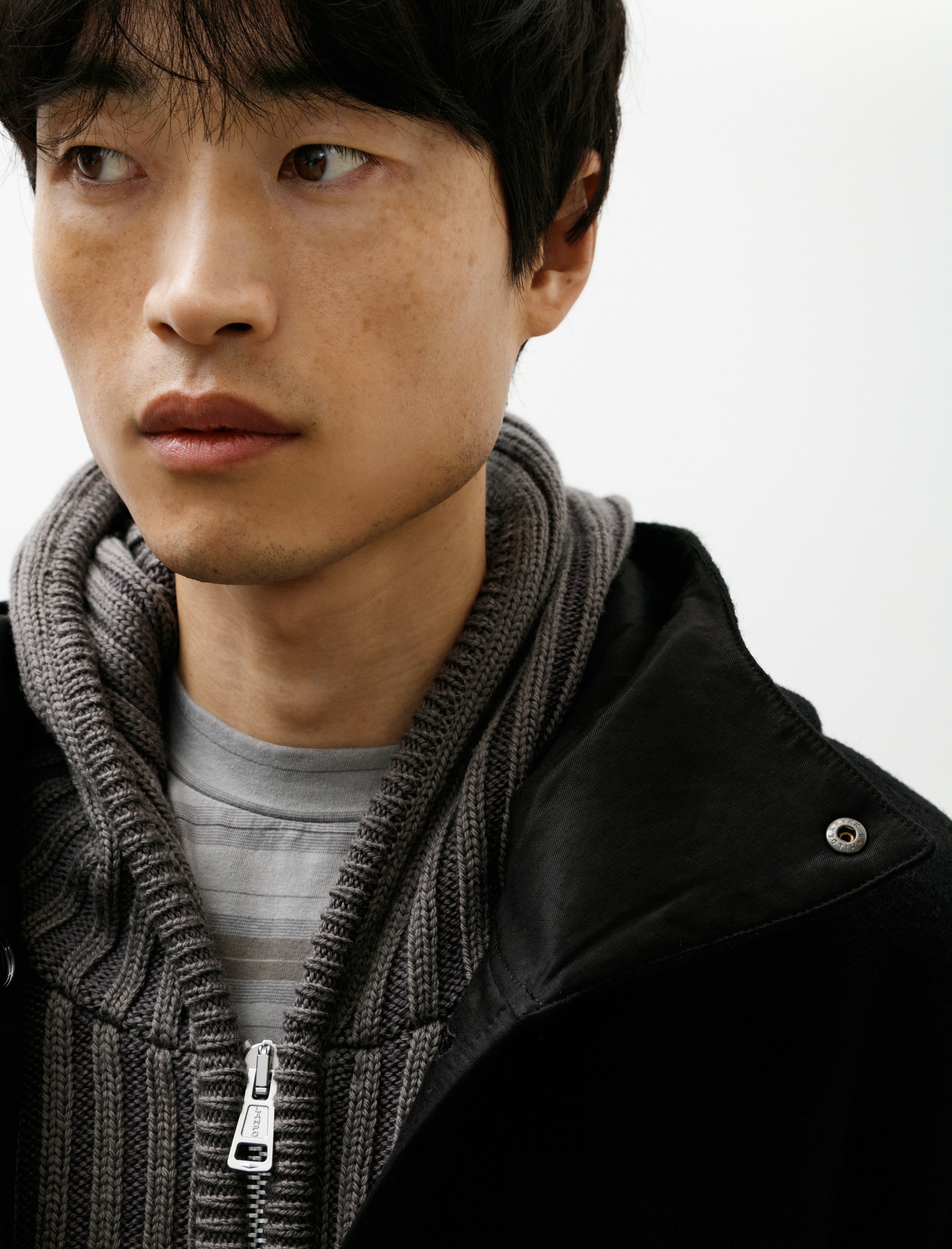 Our Legacy Liner Jacket Black Stamped Wool