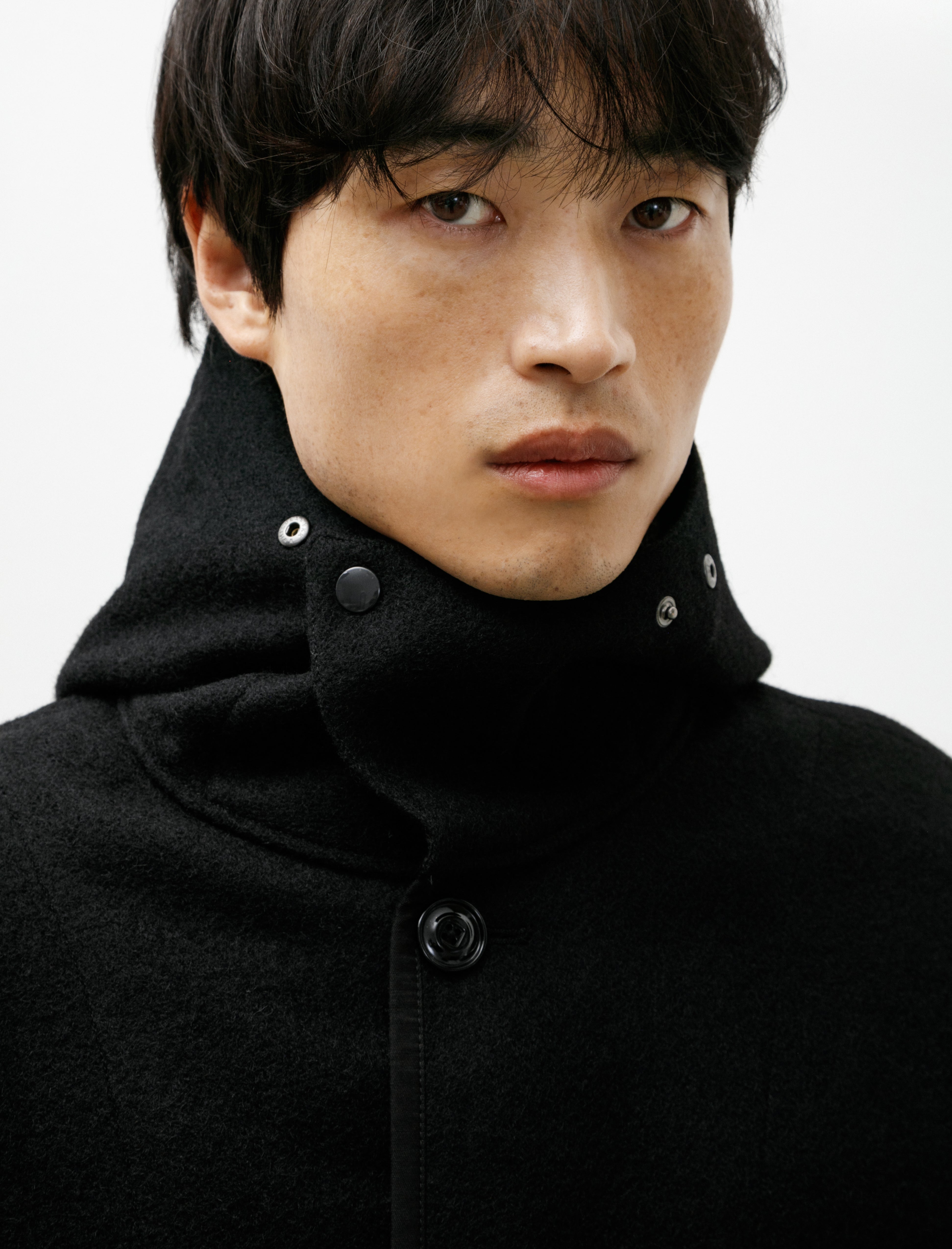 Our Legacy Liner Jacket Black Stamped Wool