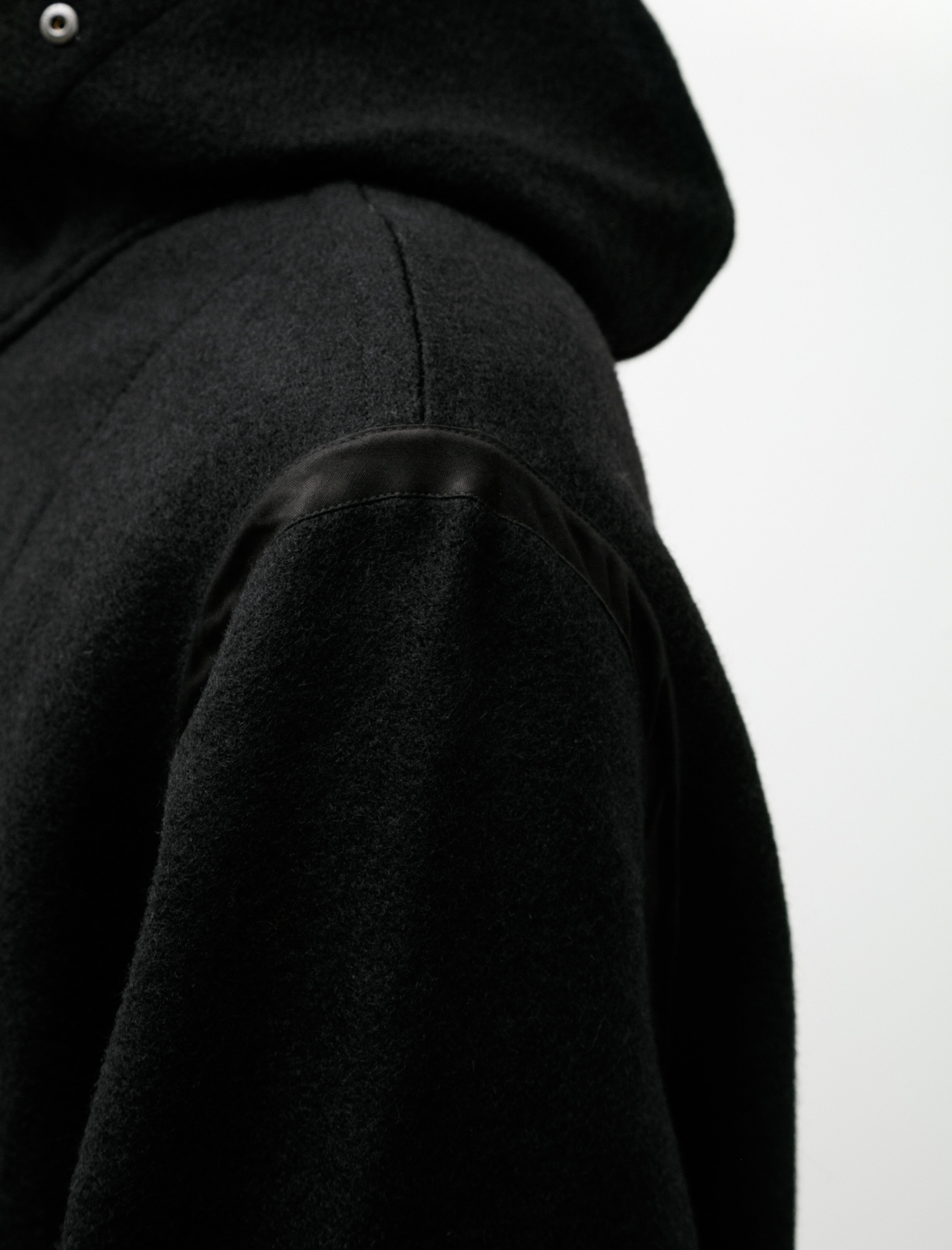 Our Legacy Liner Jacket Black Stamped Wool