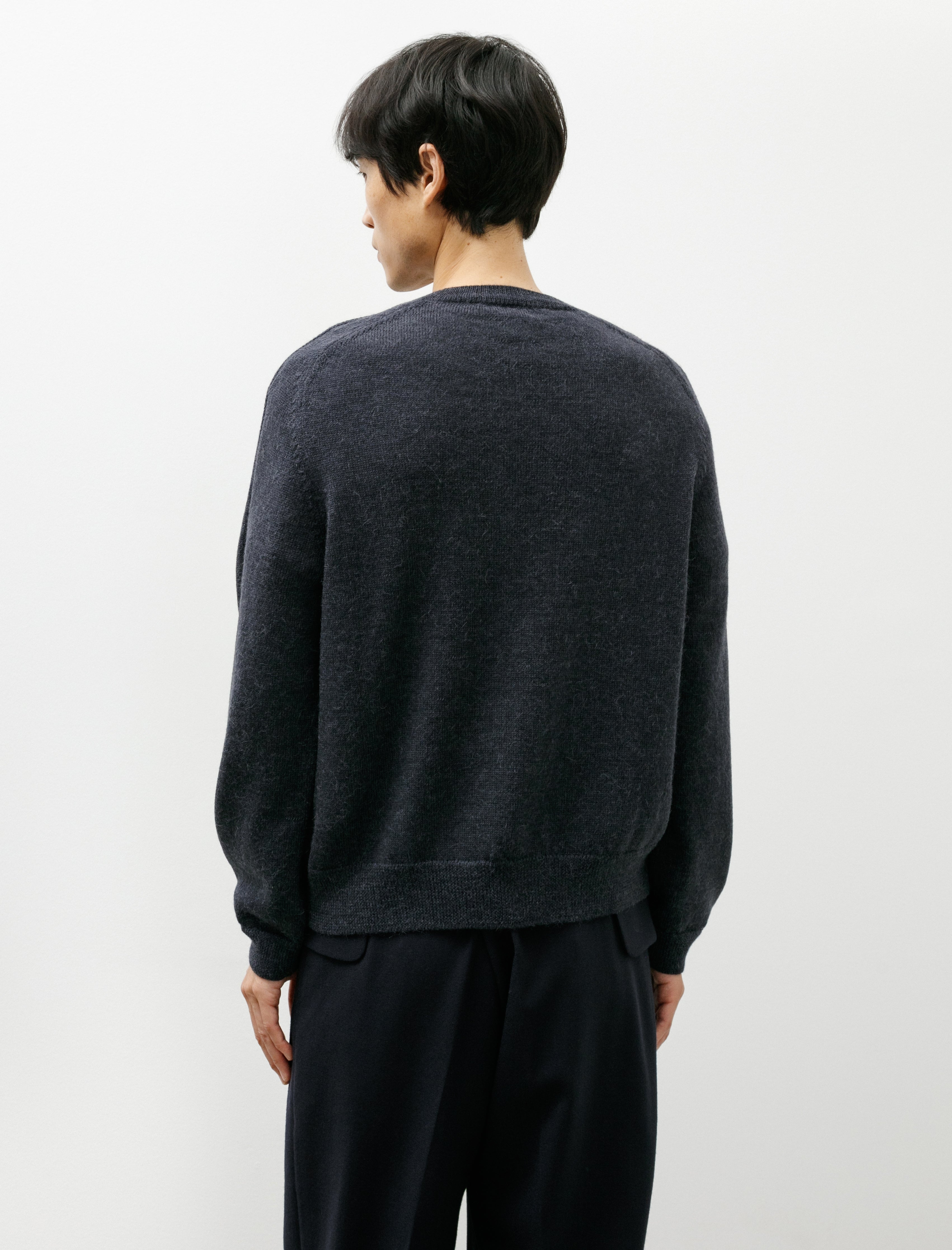 Our Legacy True Roundneck Charcoal Snug Alpaca Wool