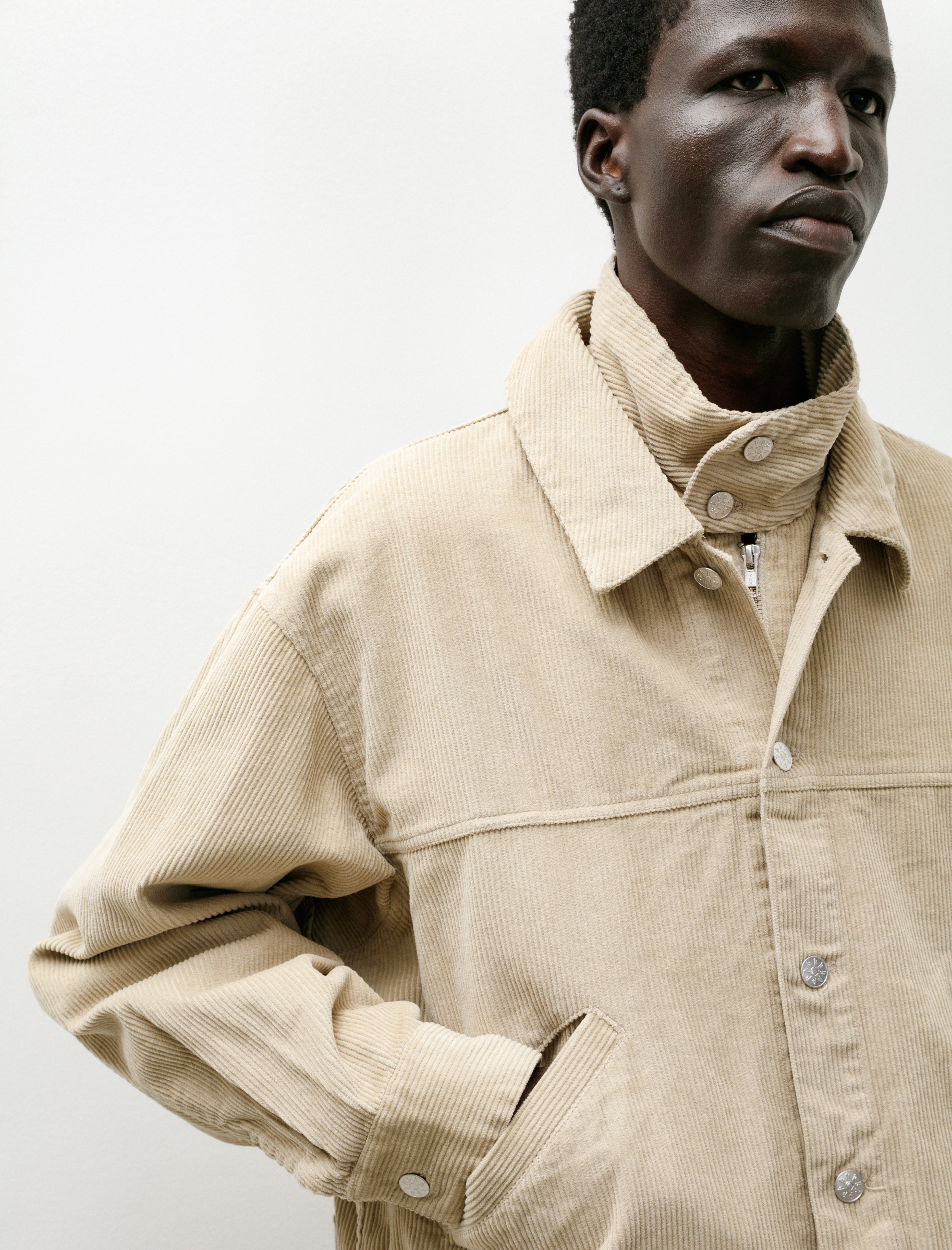 Phingerin Double Cord Jacket Beige