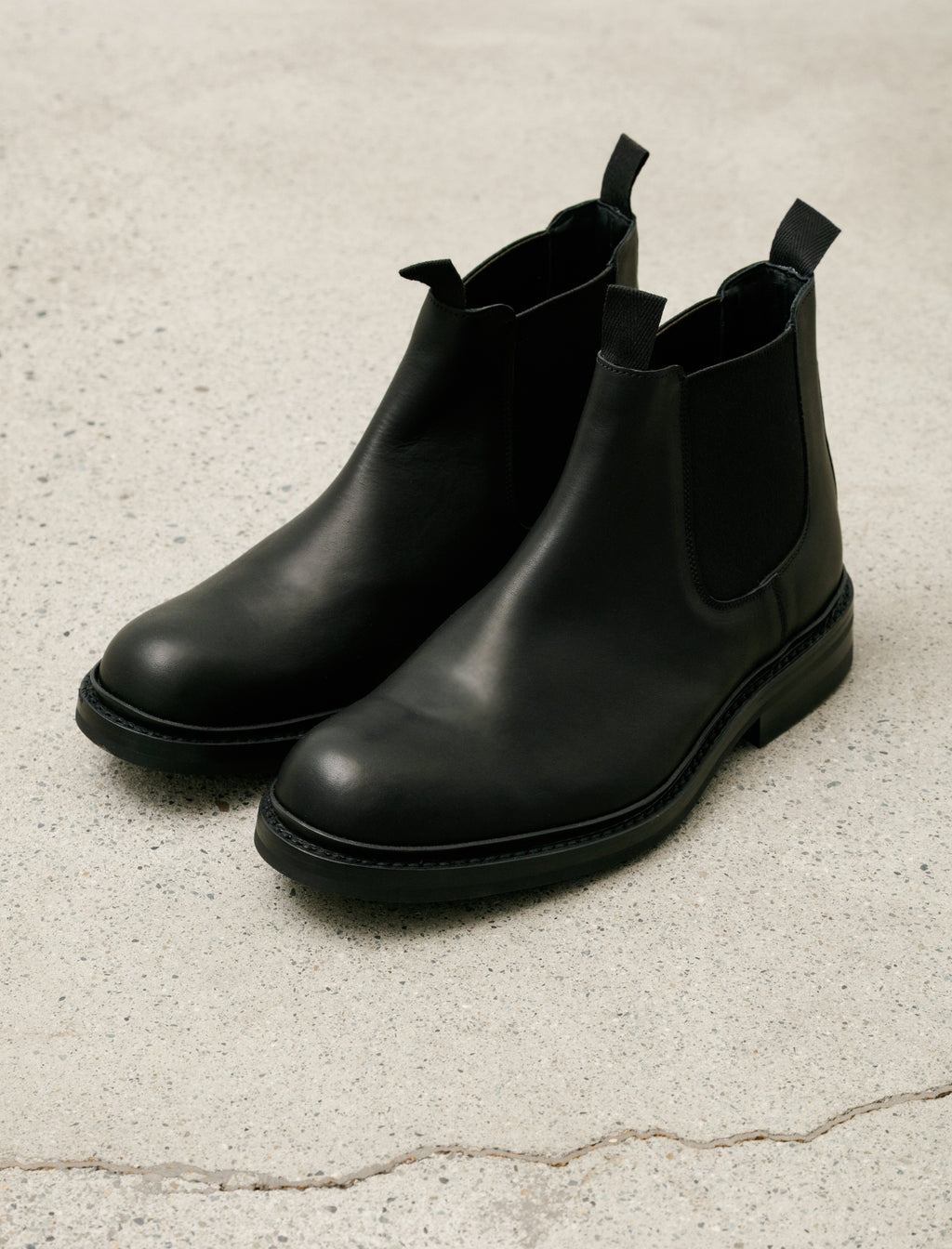 トムフォースピード　レザー　ブラックシャドウ　42 James Coward x Trickers Dealer Boot Black Pampus Leather Dainite