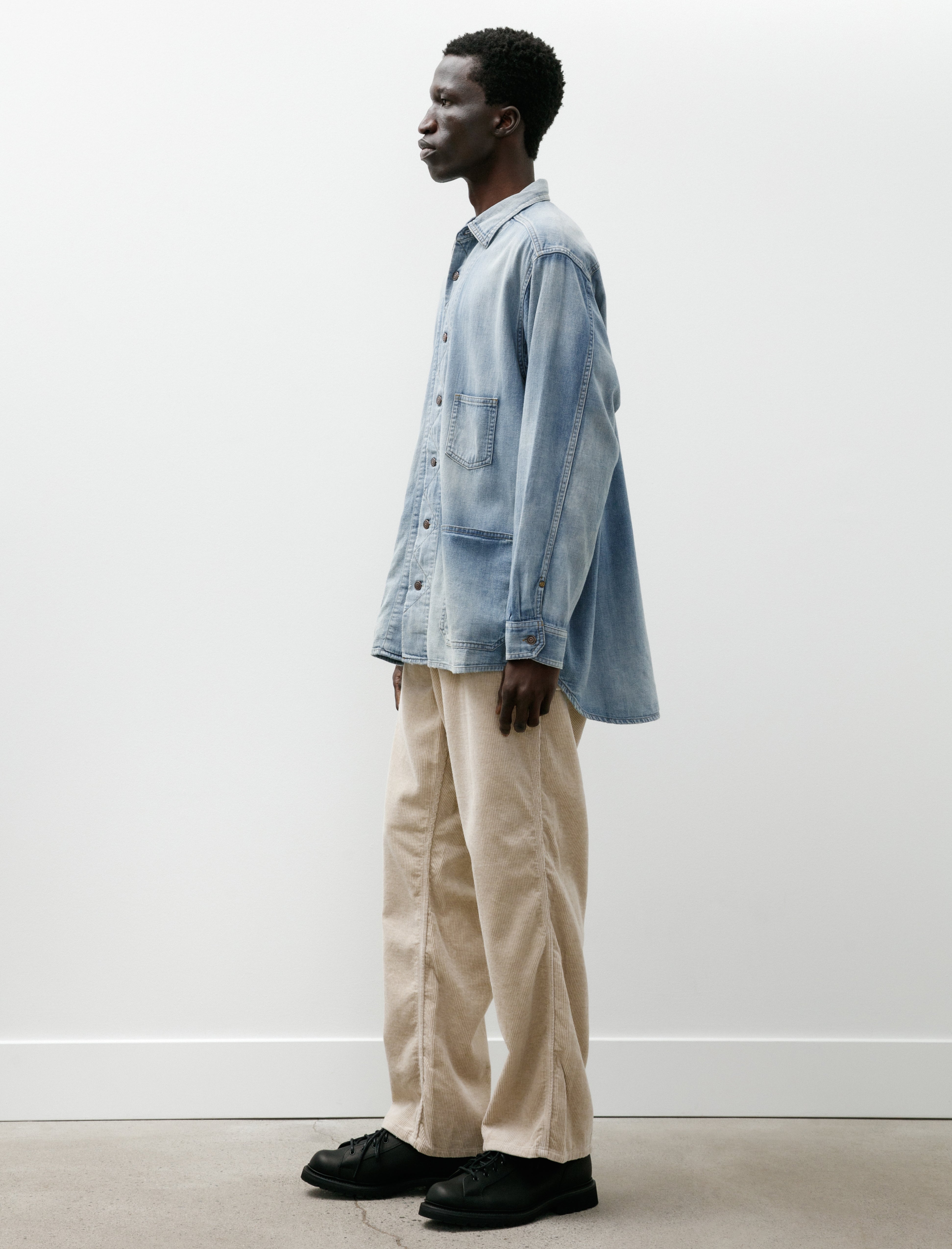 Maatee & Sons Painter Pant Cord Cream