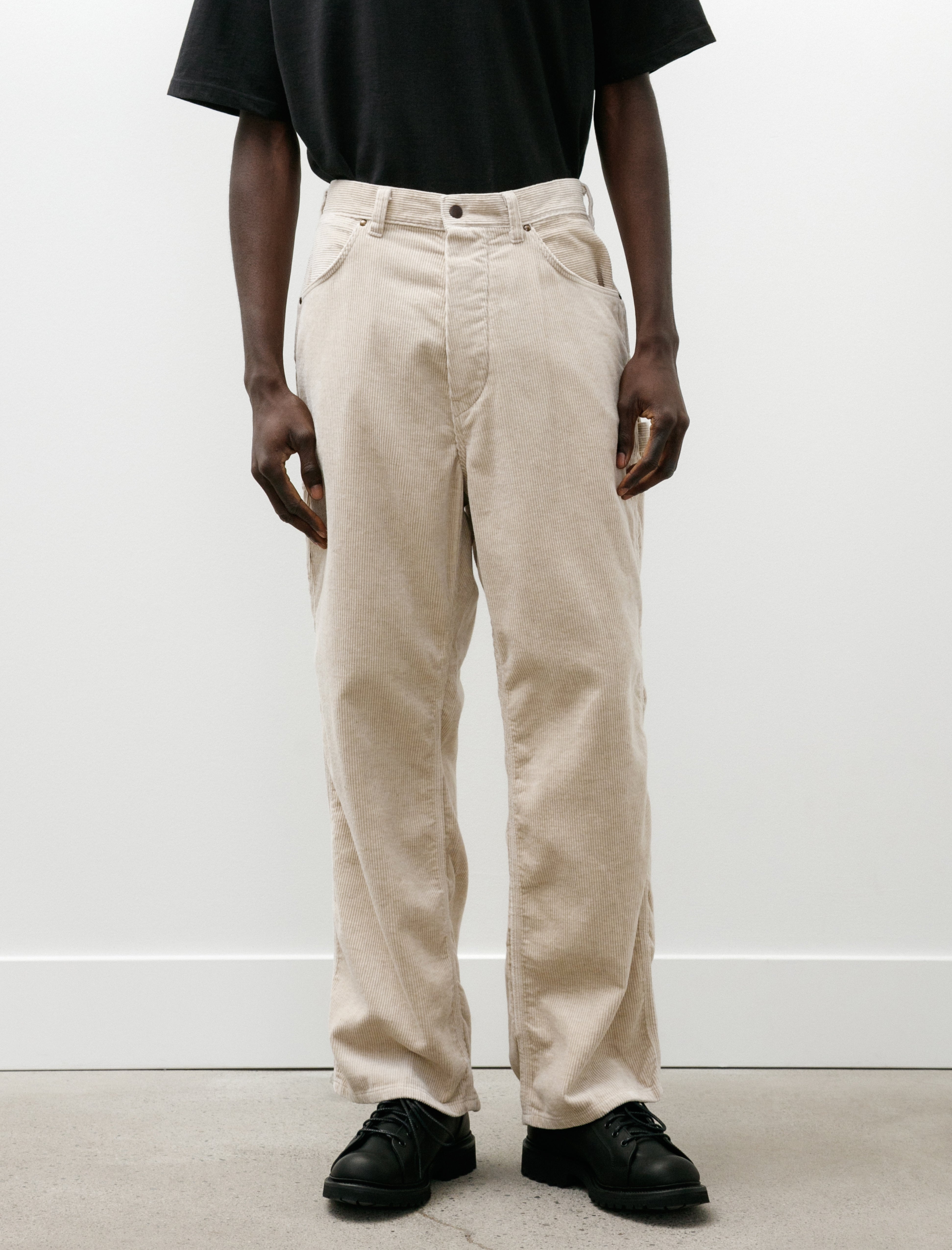 Maatee & Sons Painter Pant Cord Cream