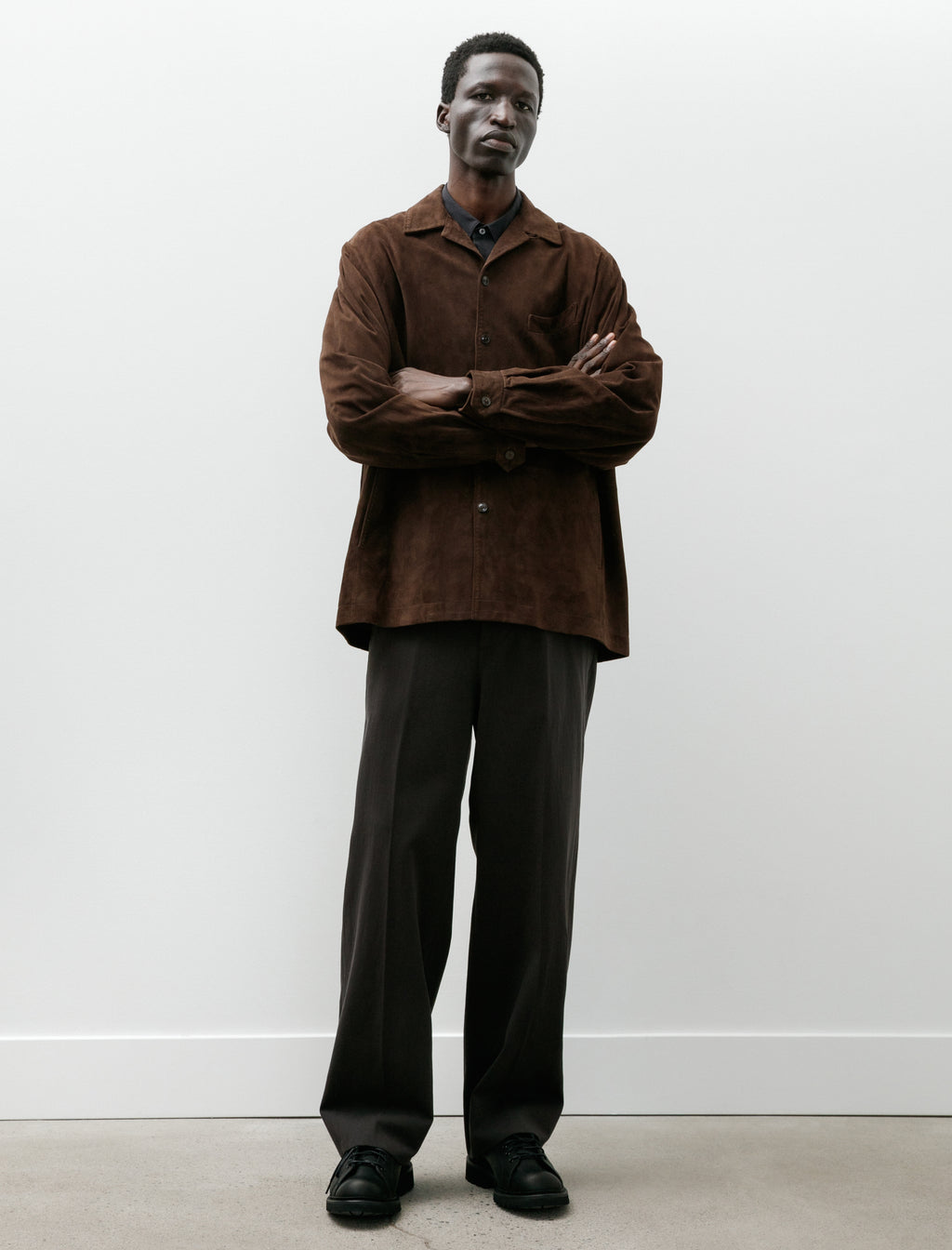 パンツ maatee&sons chino trouser gray chambray nbrmenecommdec112025james-