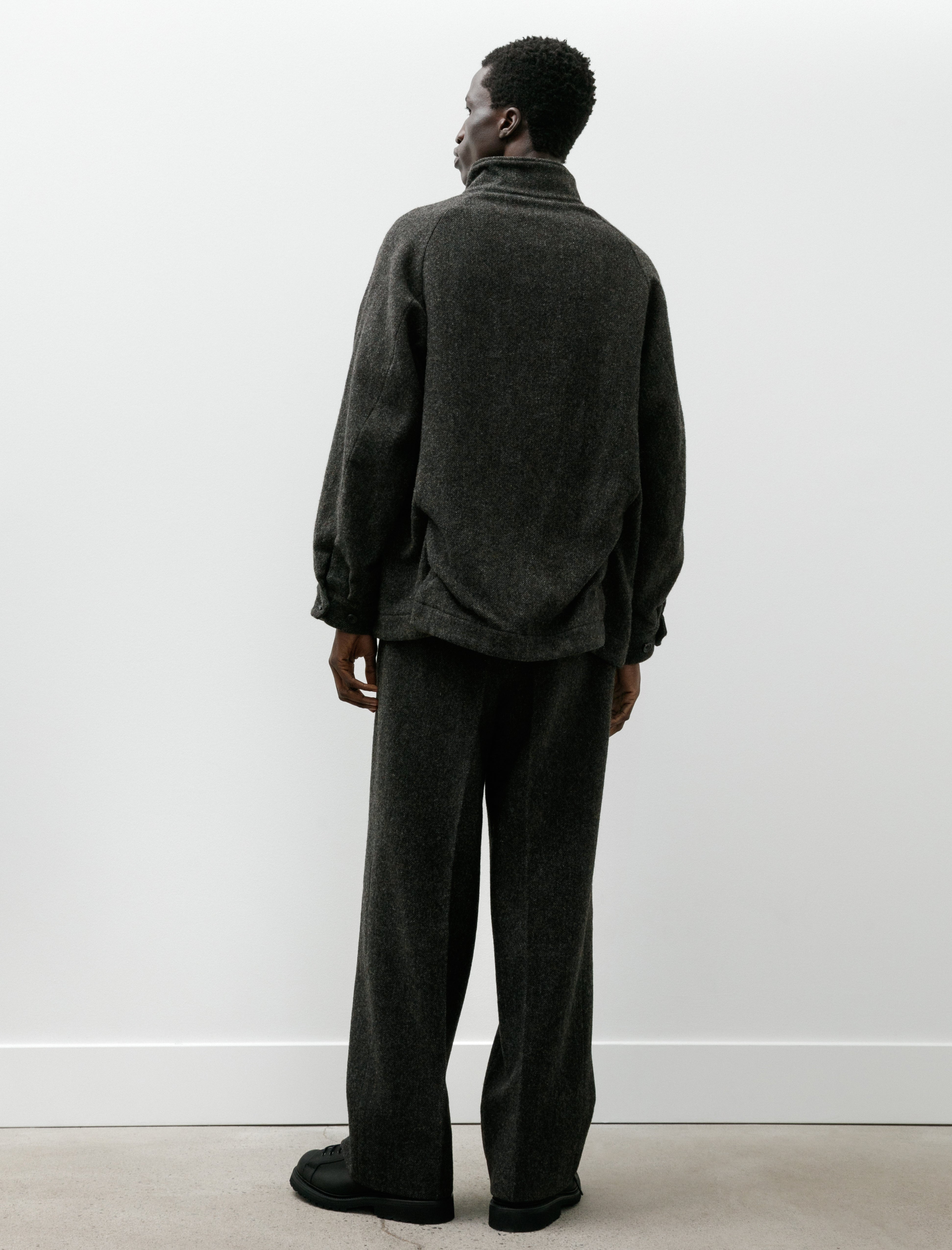 Maatee & Sons Jefferly Tweed Trouser Dark Mix