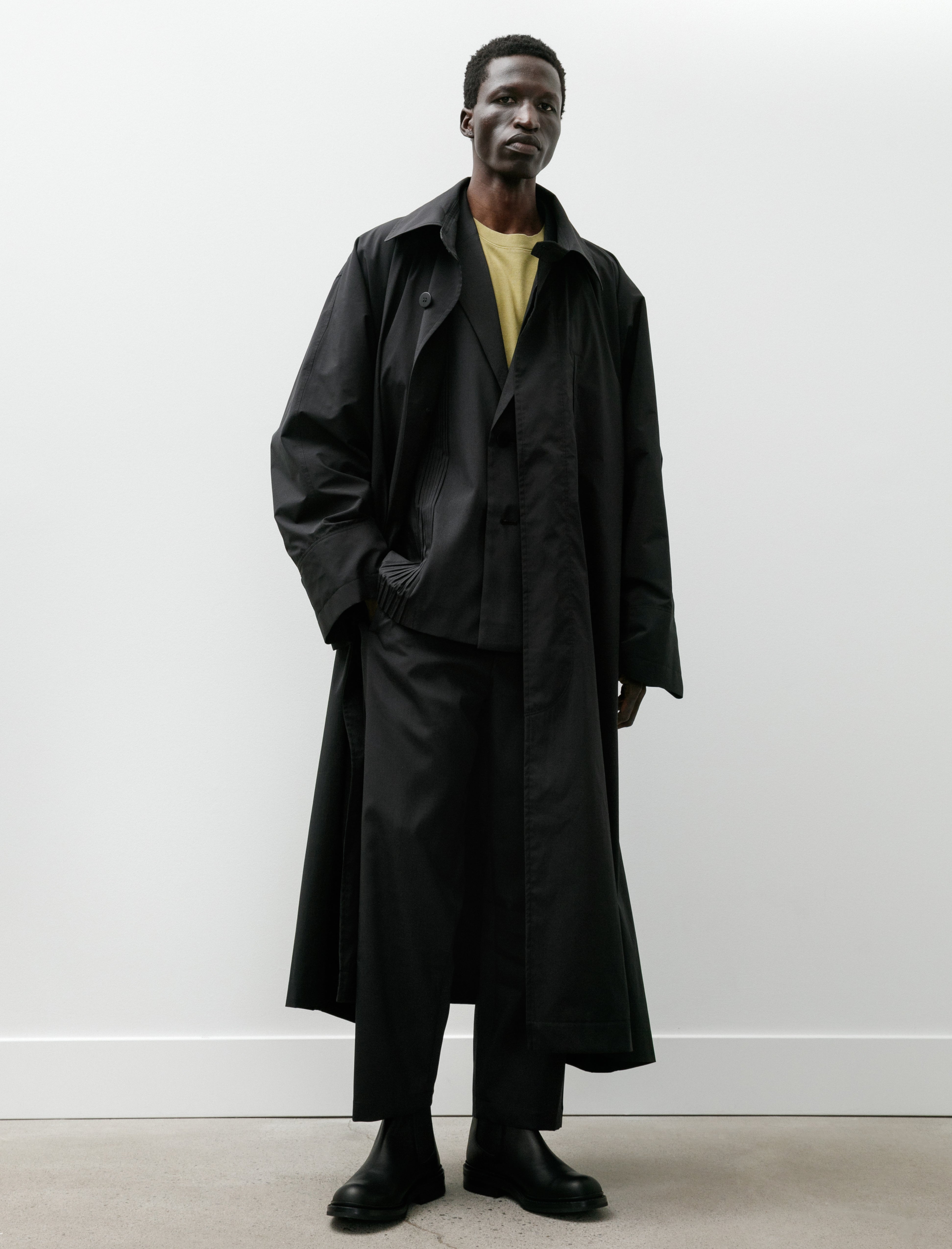 Issey Miyake Wind Coat Light Black