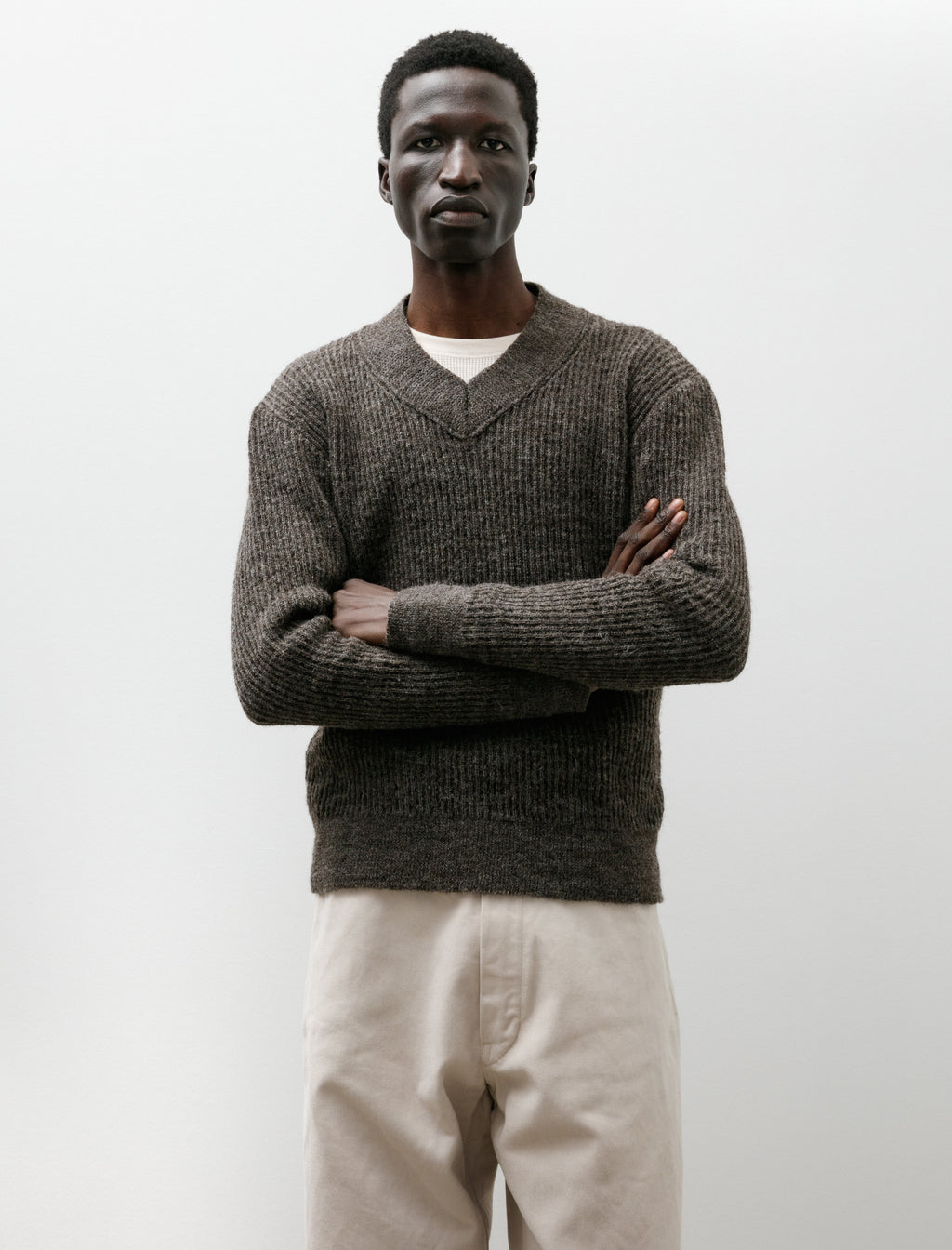 ブラウンニット adidas Originals Athletic Dept Knitted Sweater - Brown | Free