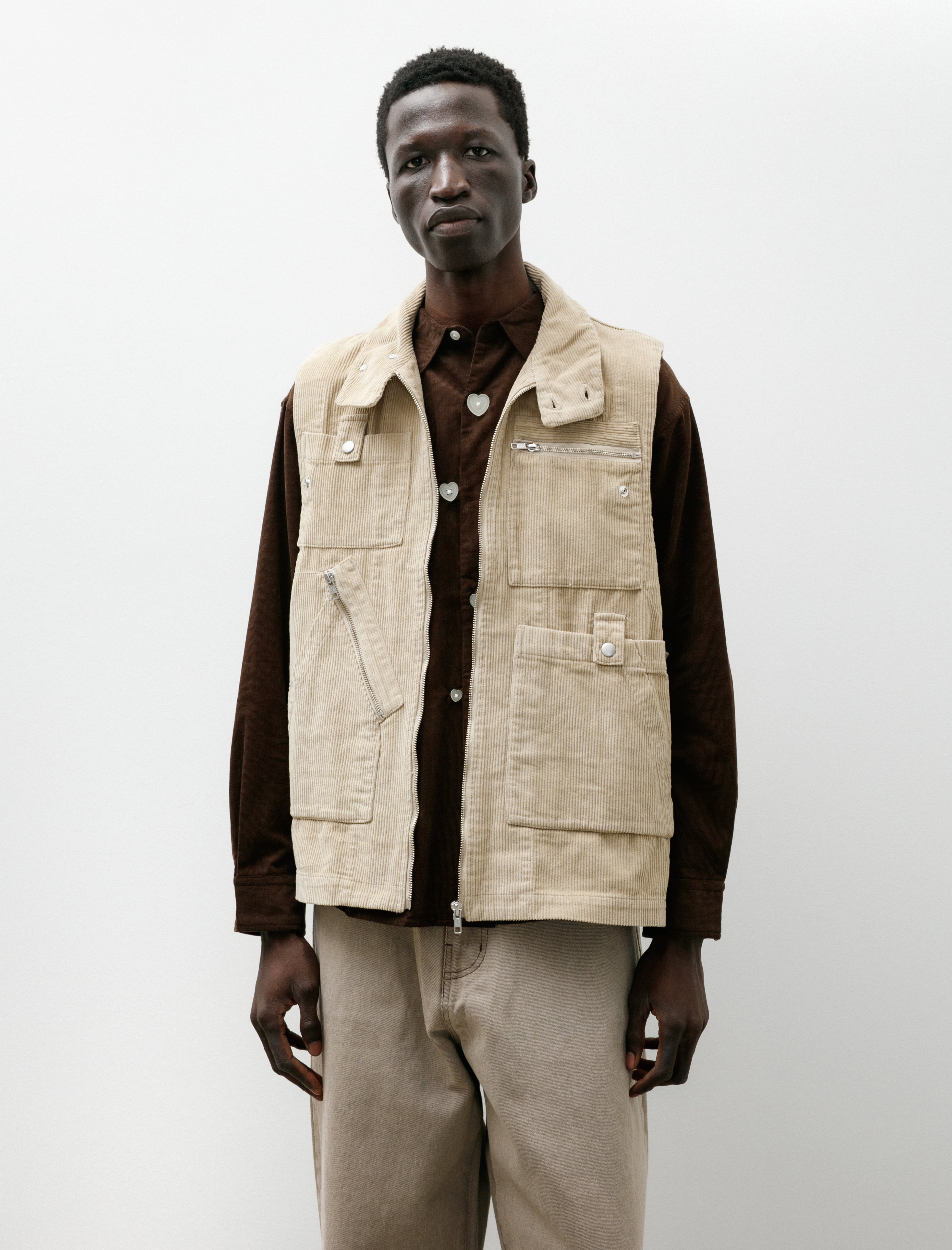 Phingerin Double Cord Jacket Beige