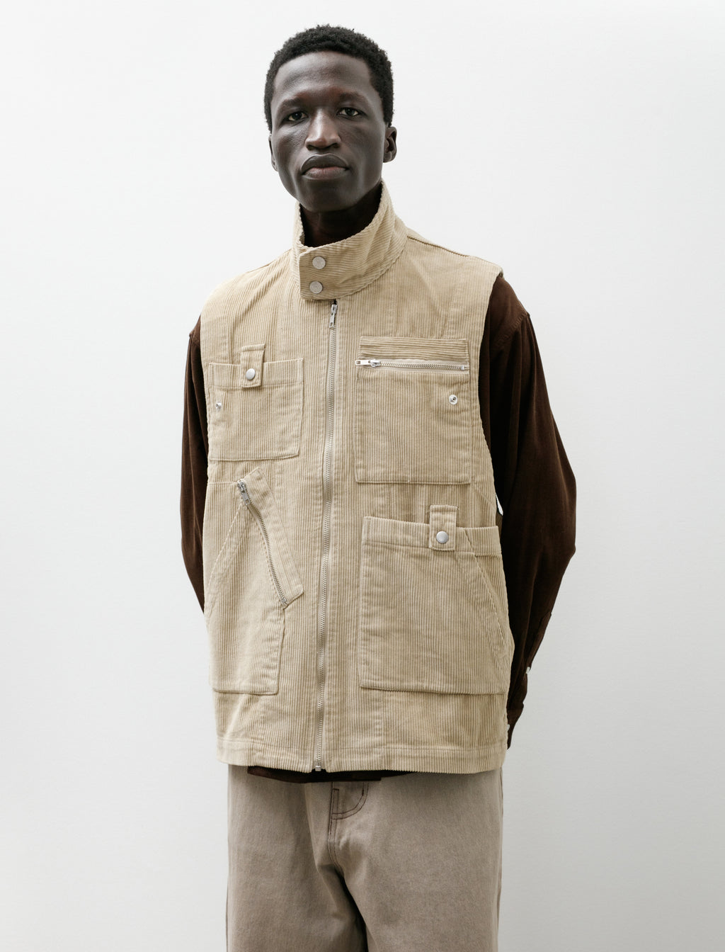 Phingerin Double Cord Jacket Beige – Neighbour