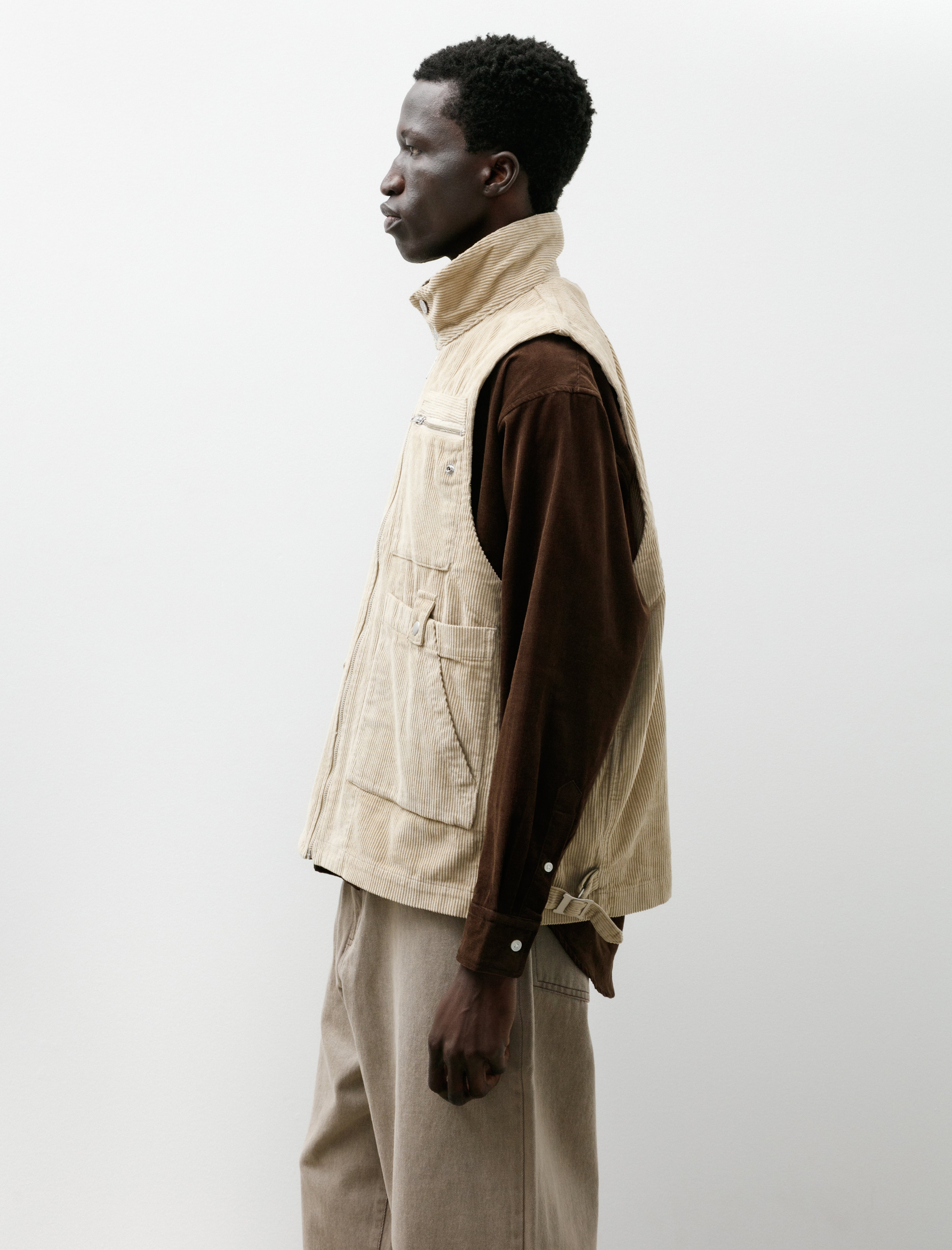 Phingerin Double Cord Jacket Beige