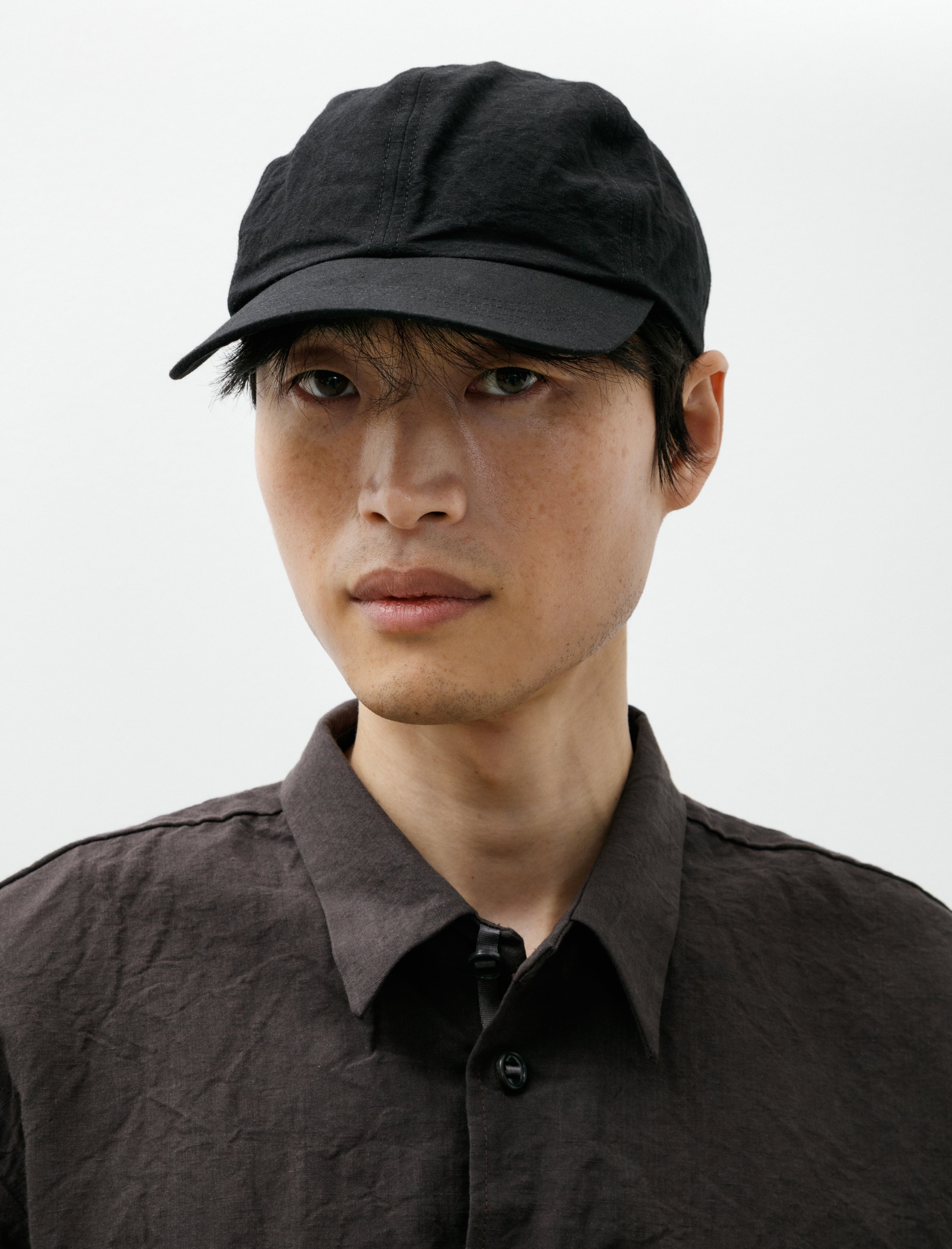 MAN-TLE R20 Cap-3 Deep Cap Black Linen