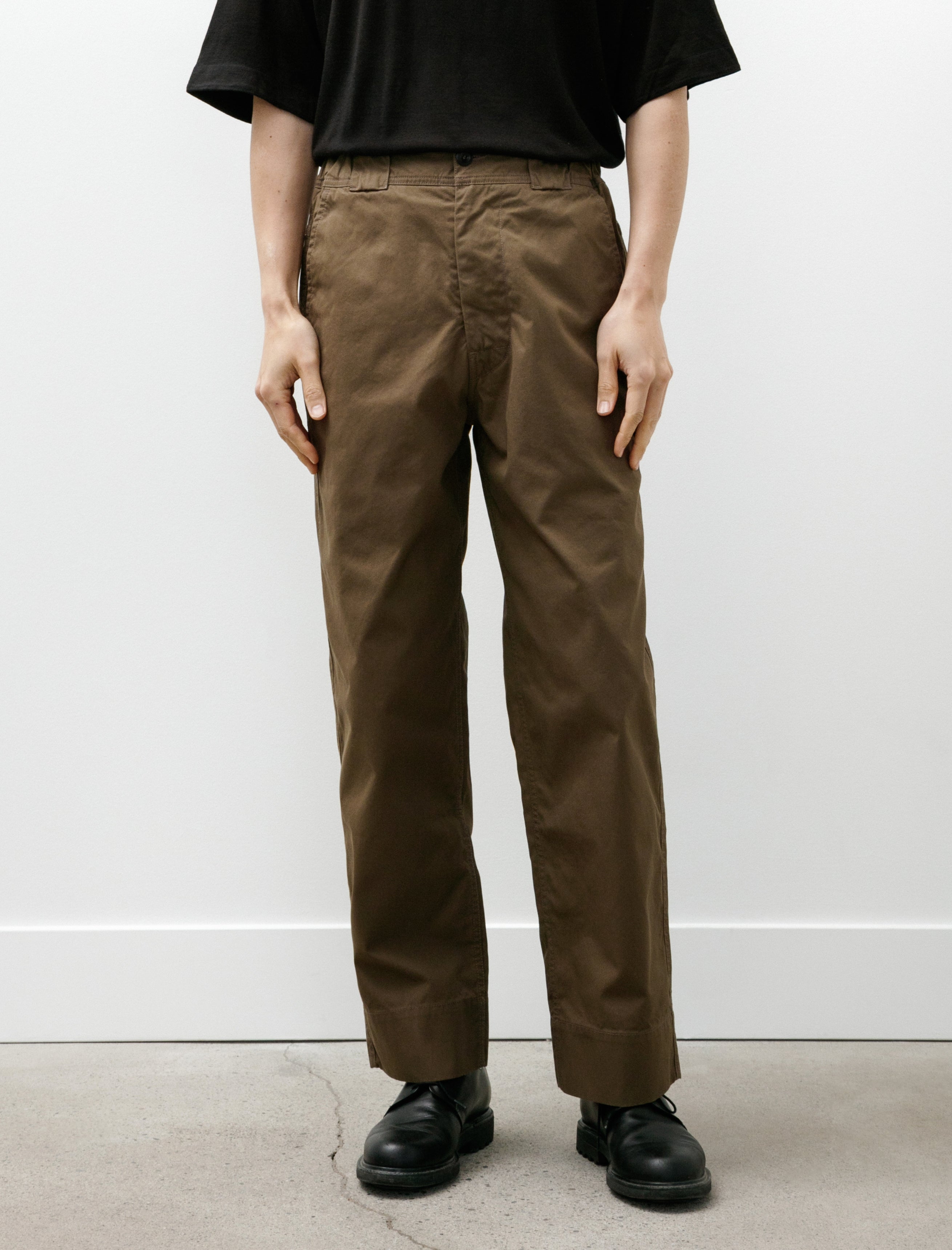 Margaret Howell MHL Sports Trousers Cotton Blend Cordura Khaki