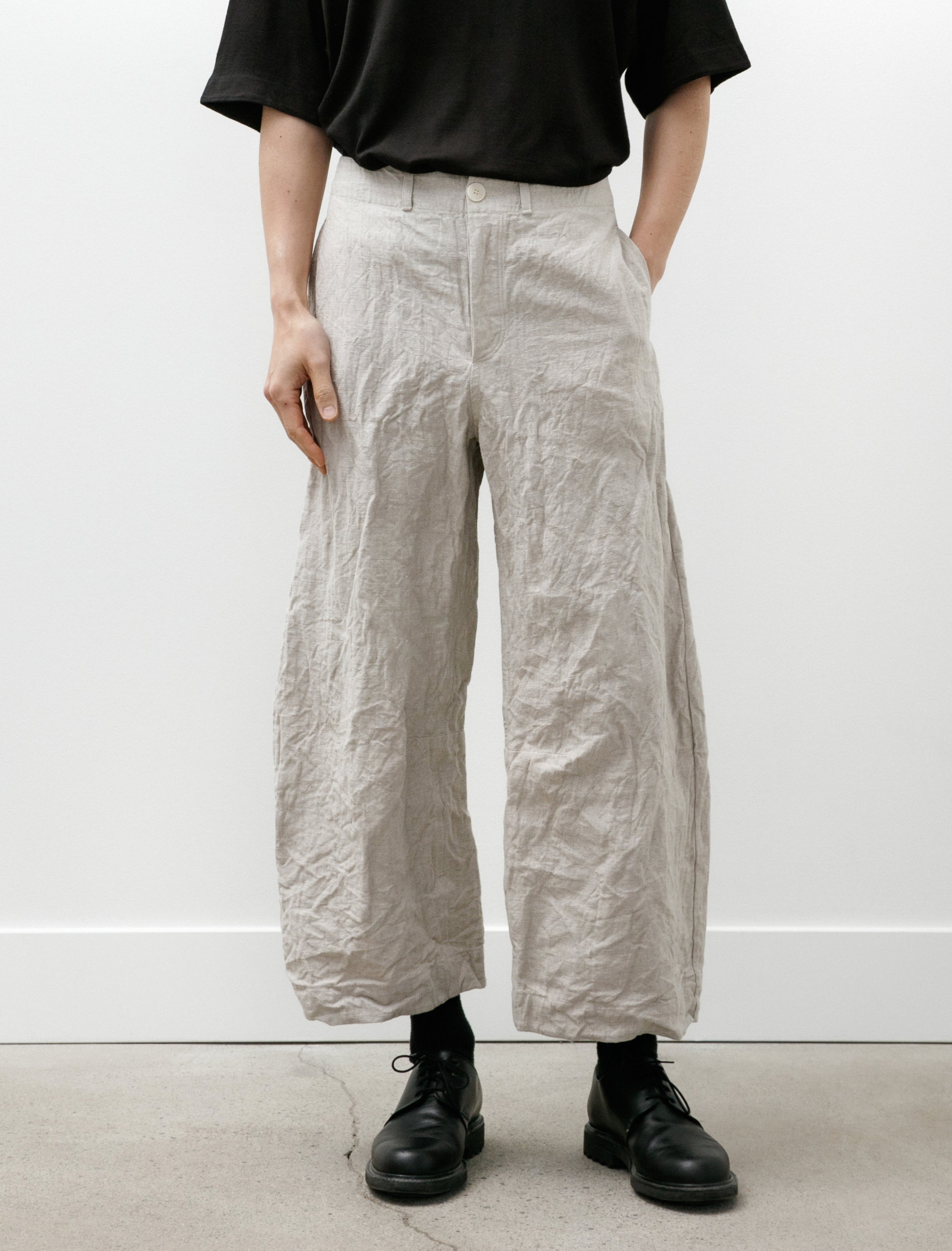 Unkruid Inmo Pants Natural French Herringbone