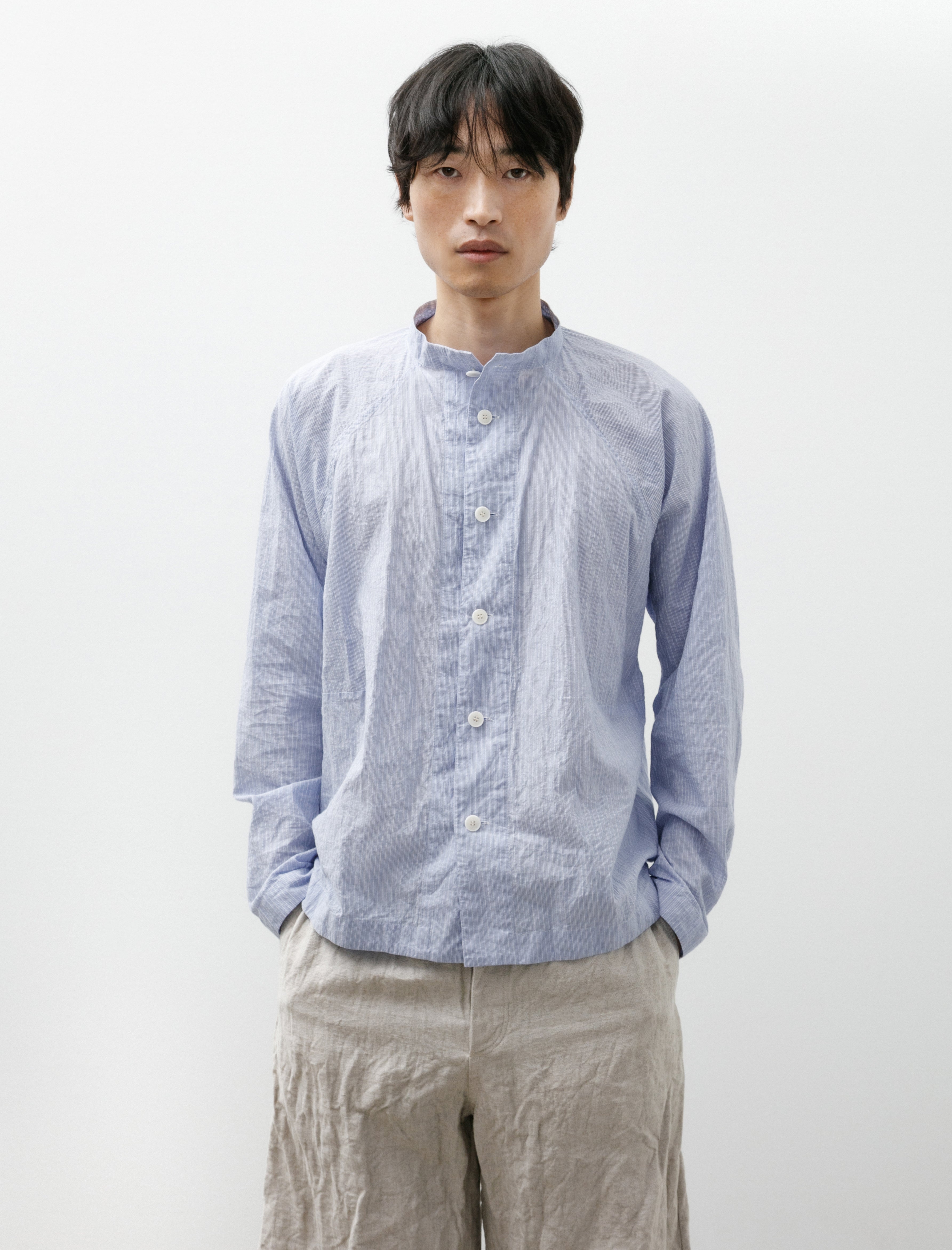 Unkruid Atelier Shirt Light Blue Fine Cordlane