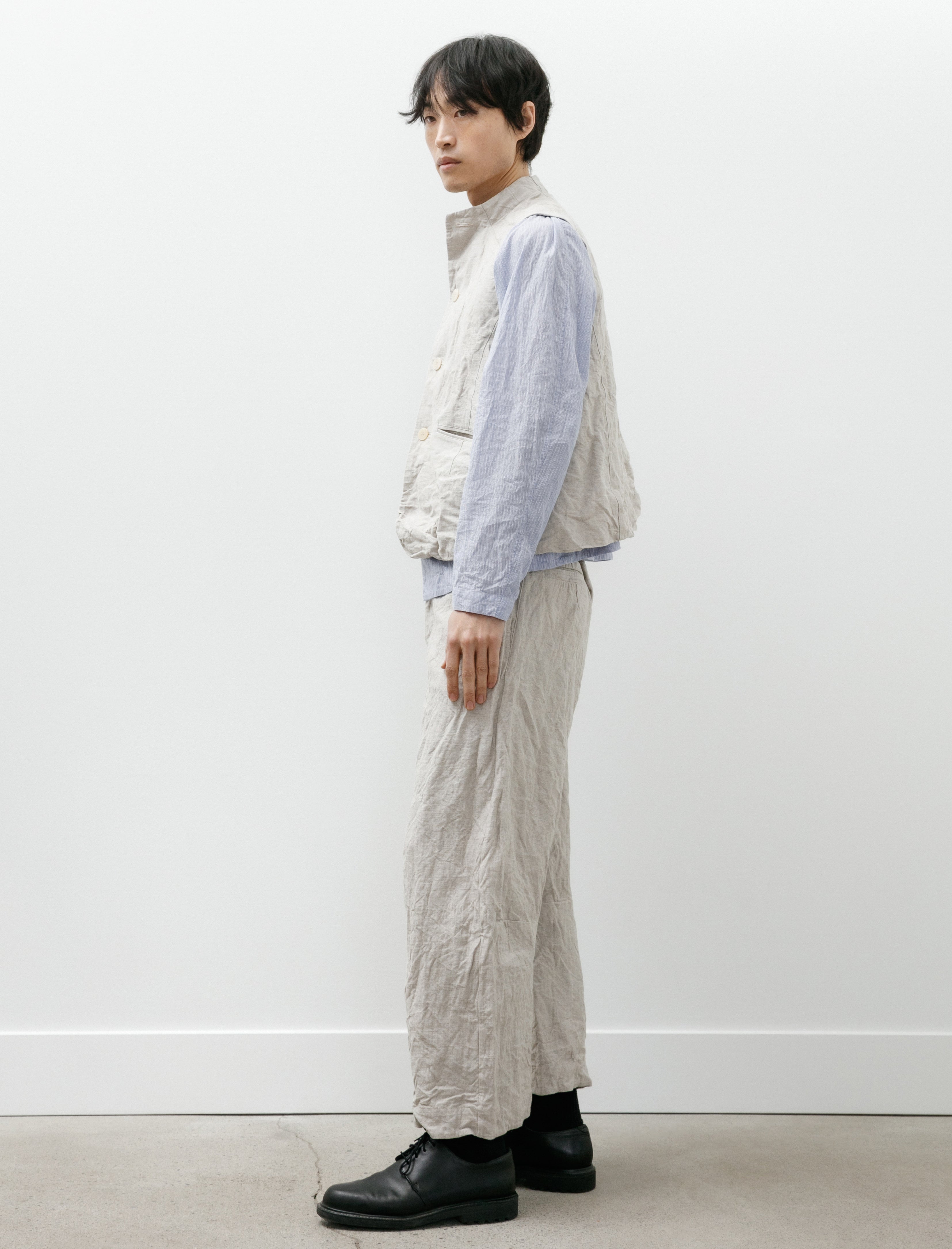 Unkruid Inmo Pants Natural French Herringbone