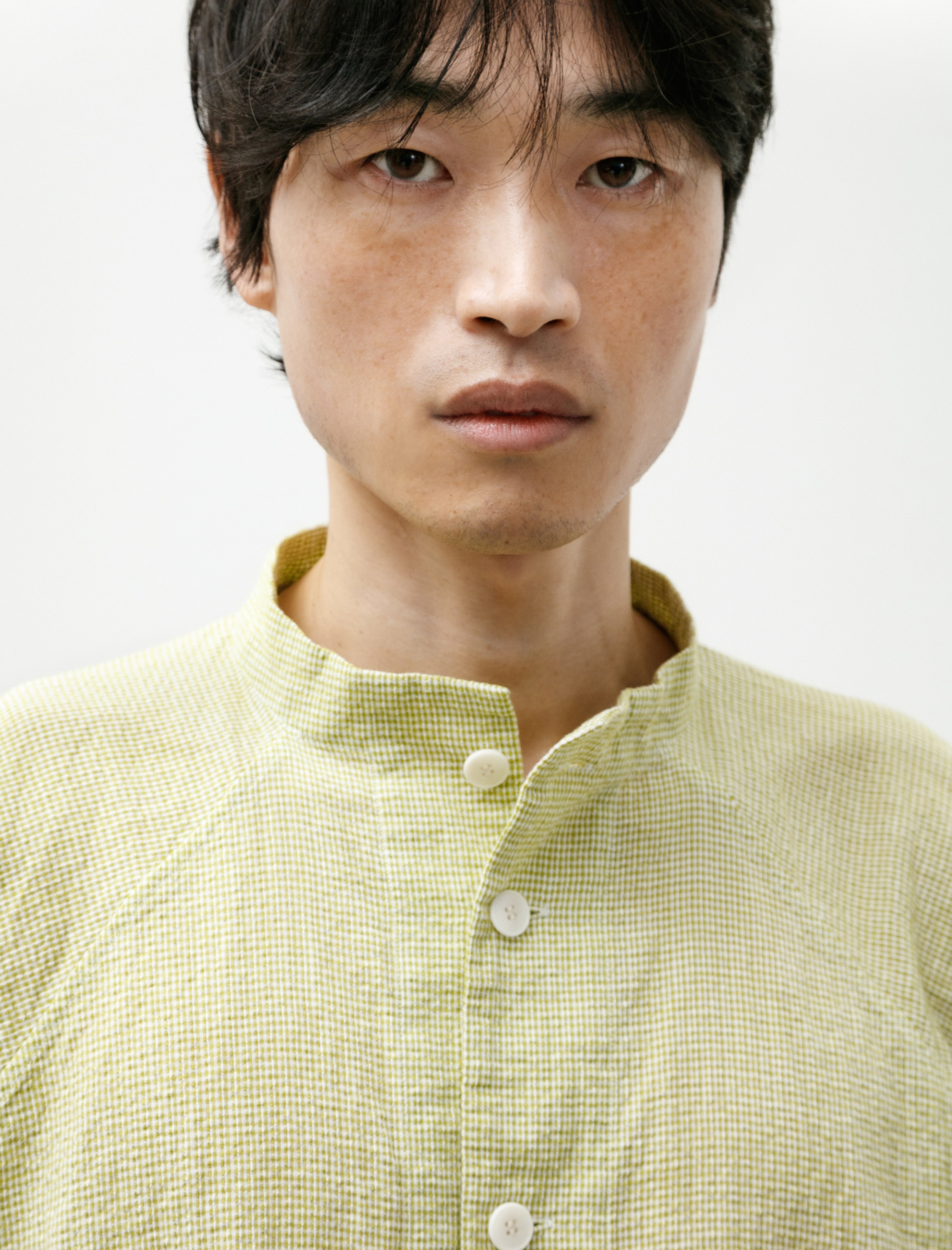 Unkruid Atelier Shirt Green Garden Shijira-Ori