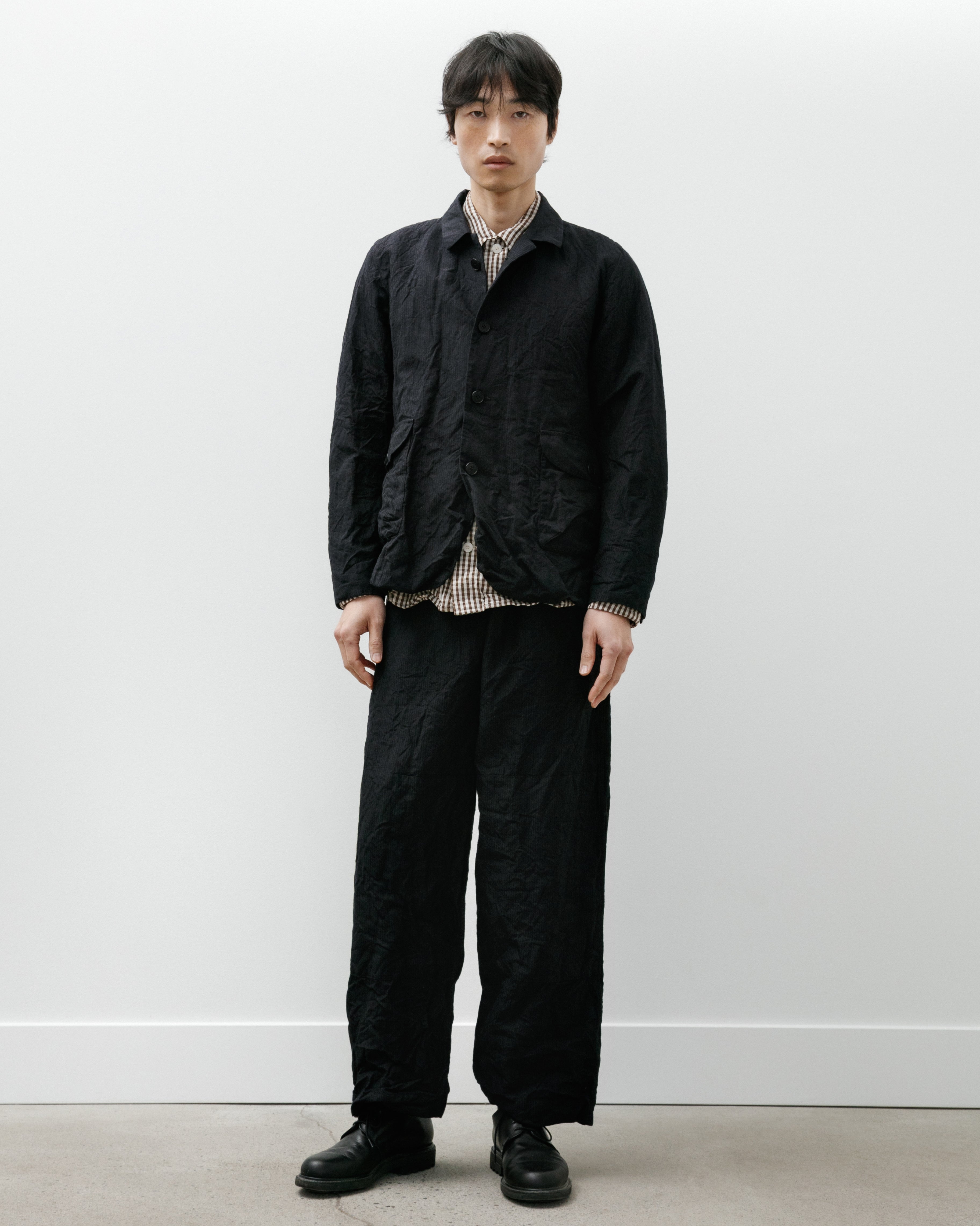 Unkruid Gardening Trousers Midnight Fine Herringbone
