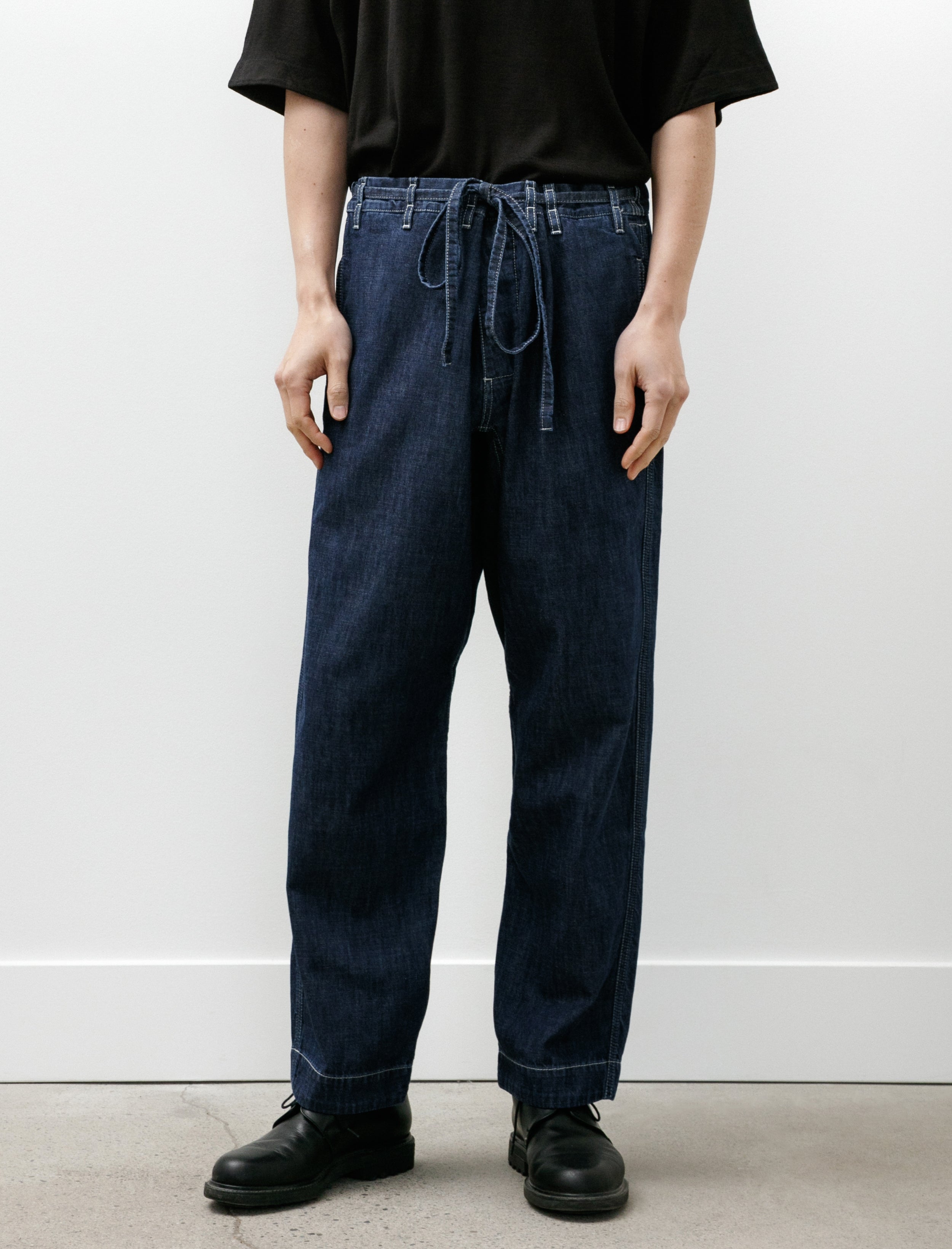 Casey Casey Tie Me Up Pant L Denim Indigo