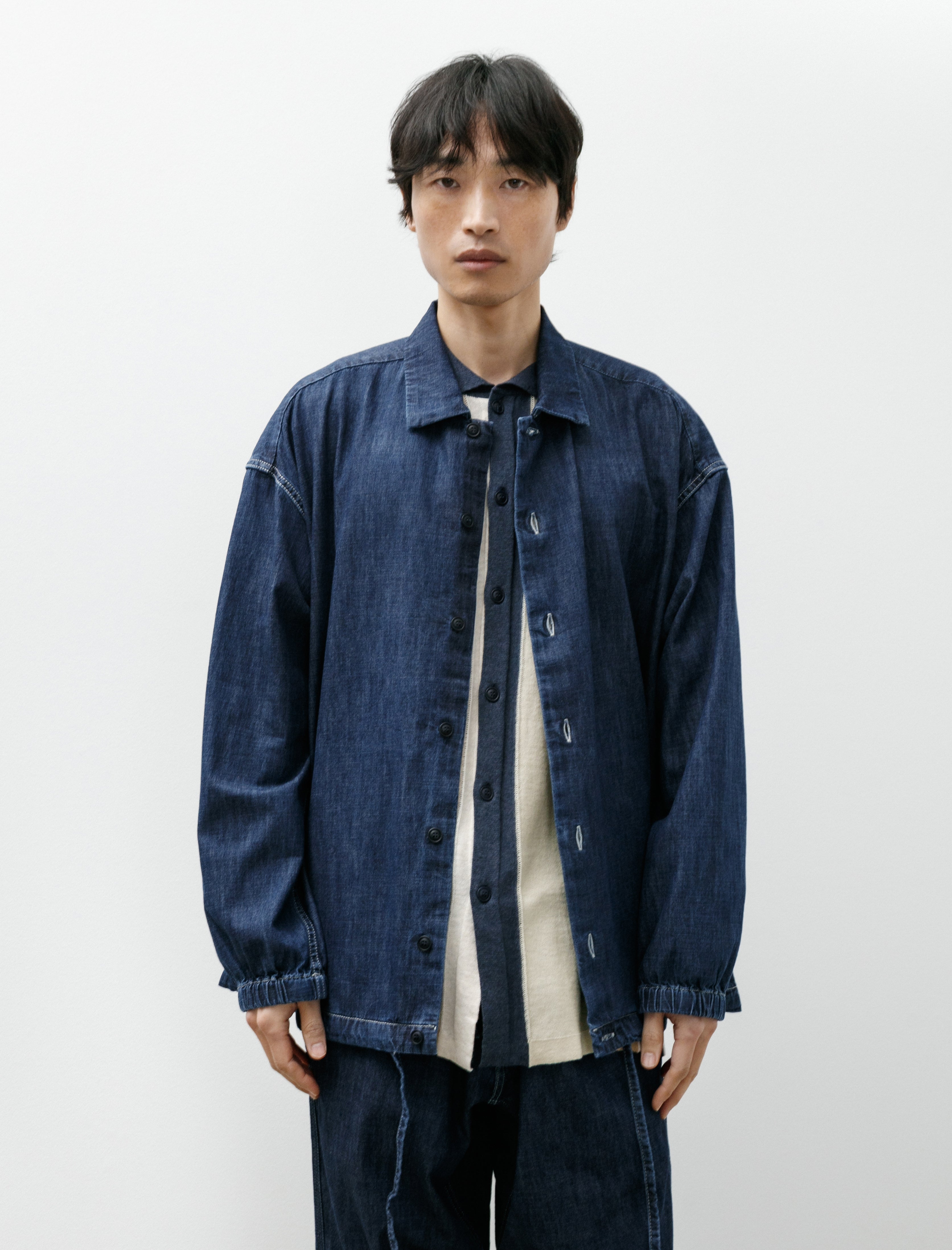 Casey Casey Eudes Denim Shirt L Denim Indigo