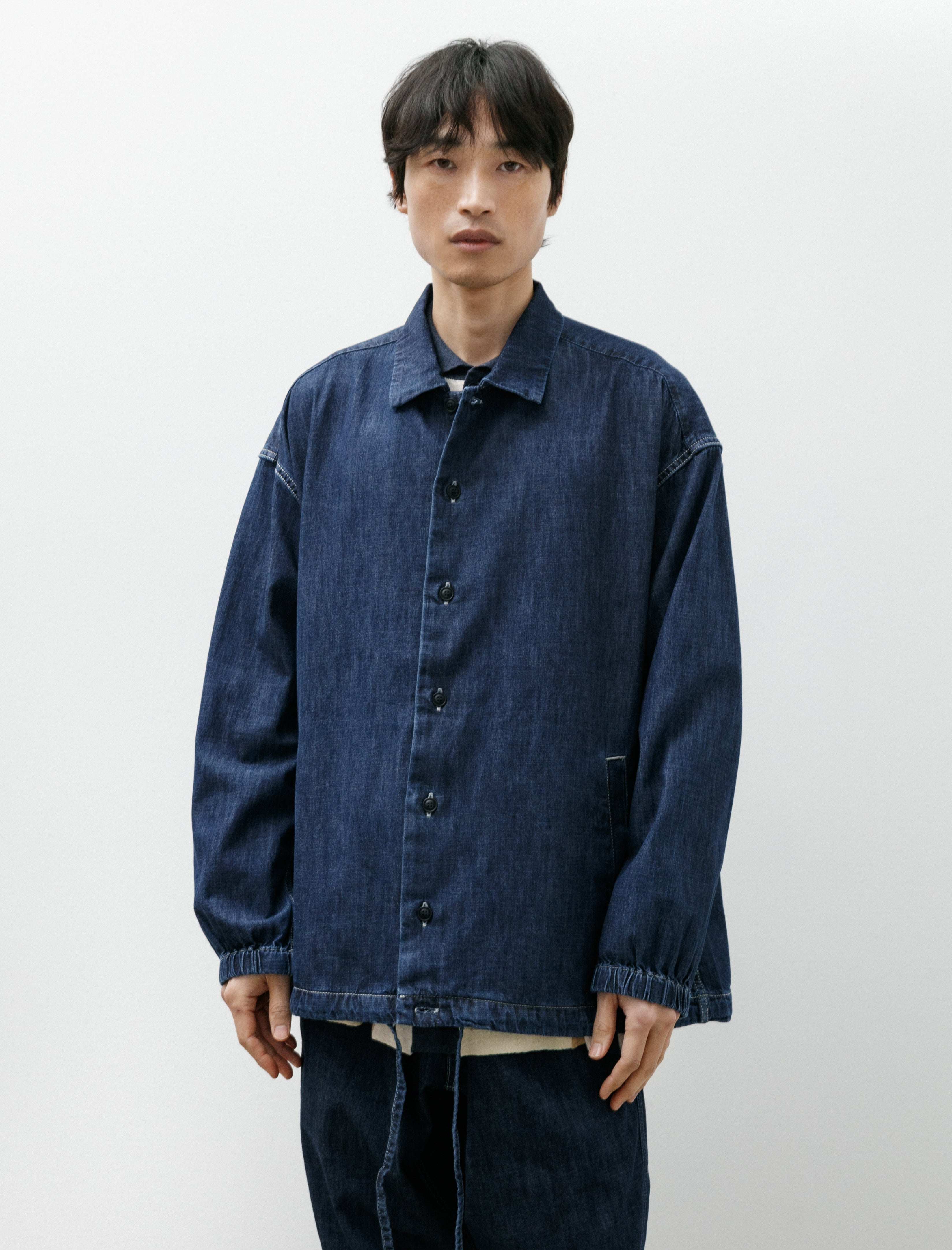 Casey Casey Eudes Denim Shirt L Denim Indigo