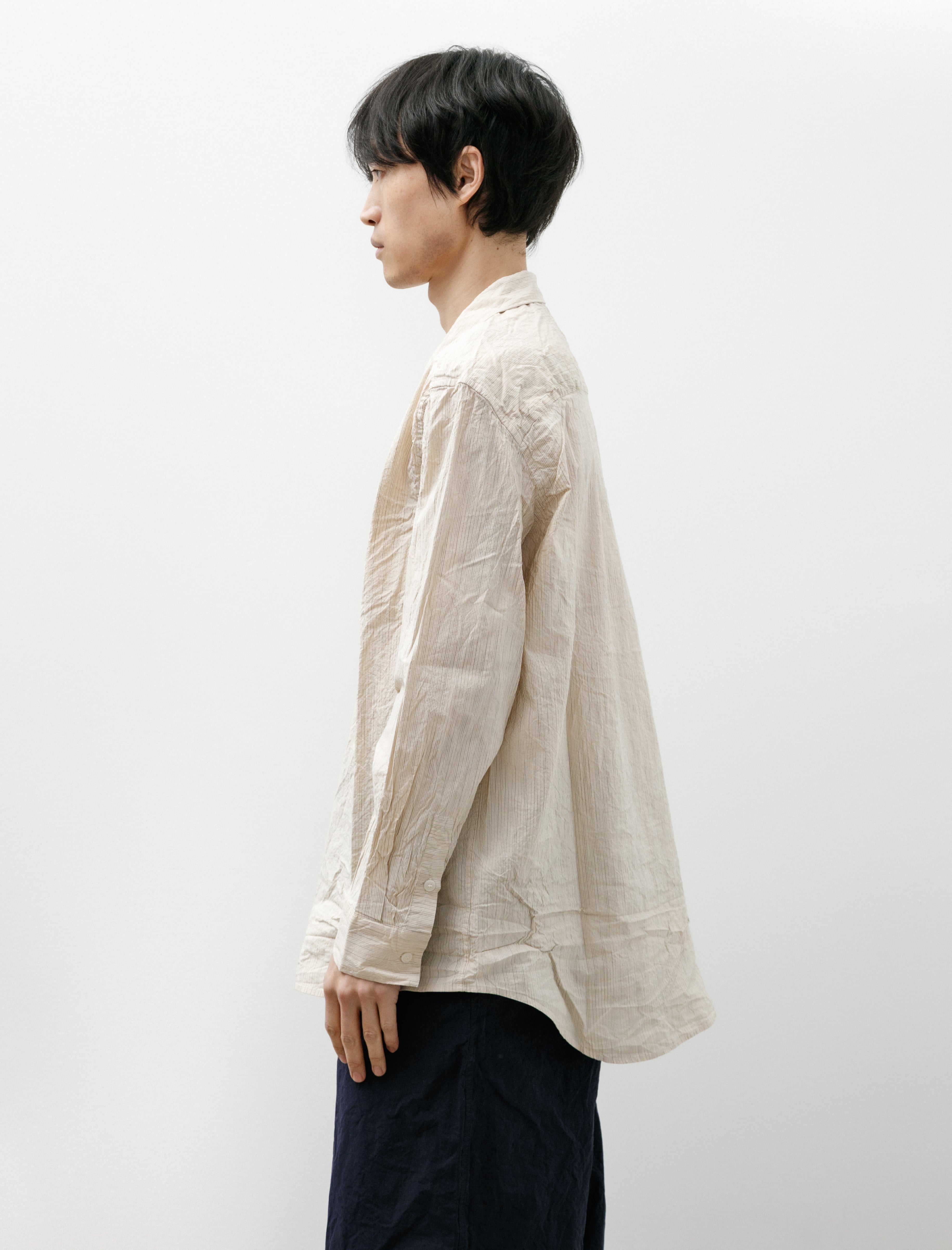 Casey Casey Fabiano Shirt Wind Stripe Nat Stripe