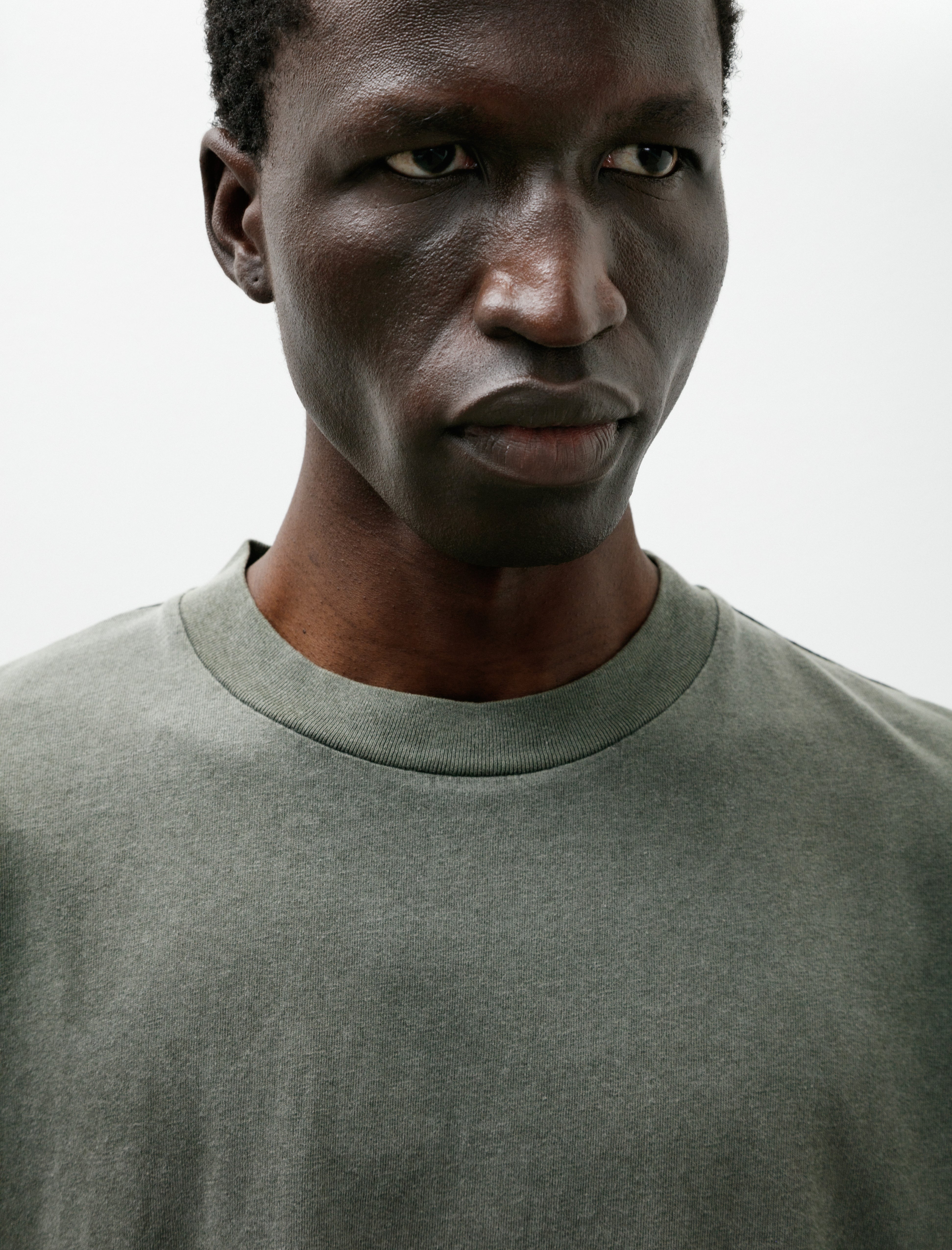 Our Legacy Box T-Shirt Worn Olive Legacy Jersey