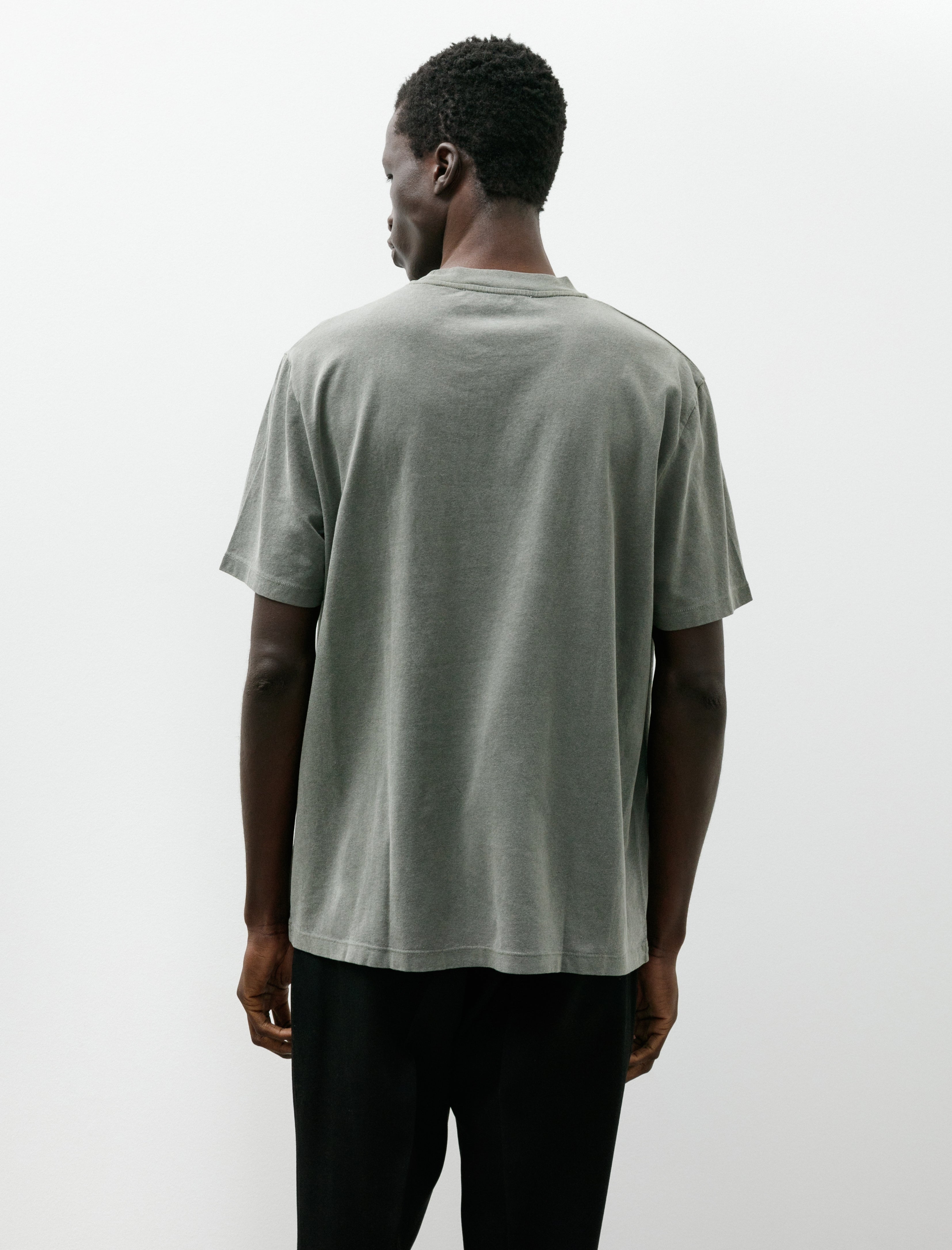 Our Legacy Box T-Shirt Worn Olive Legacy Jersey