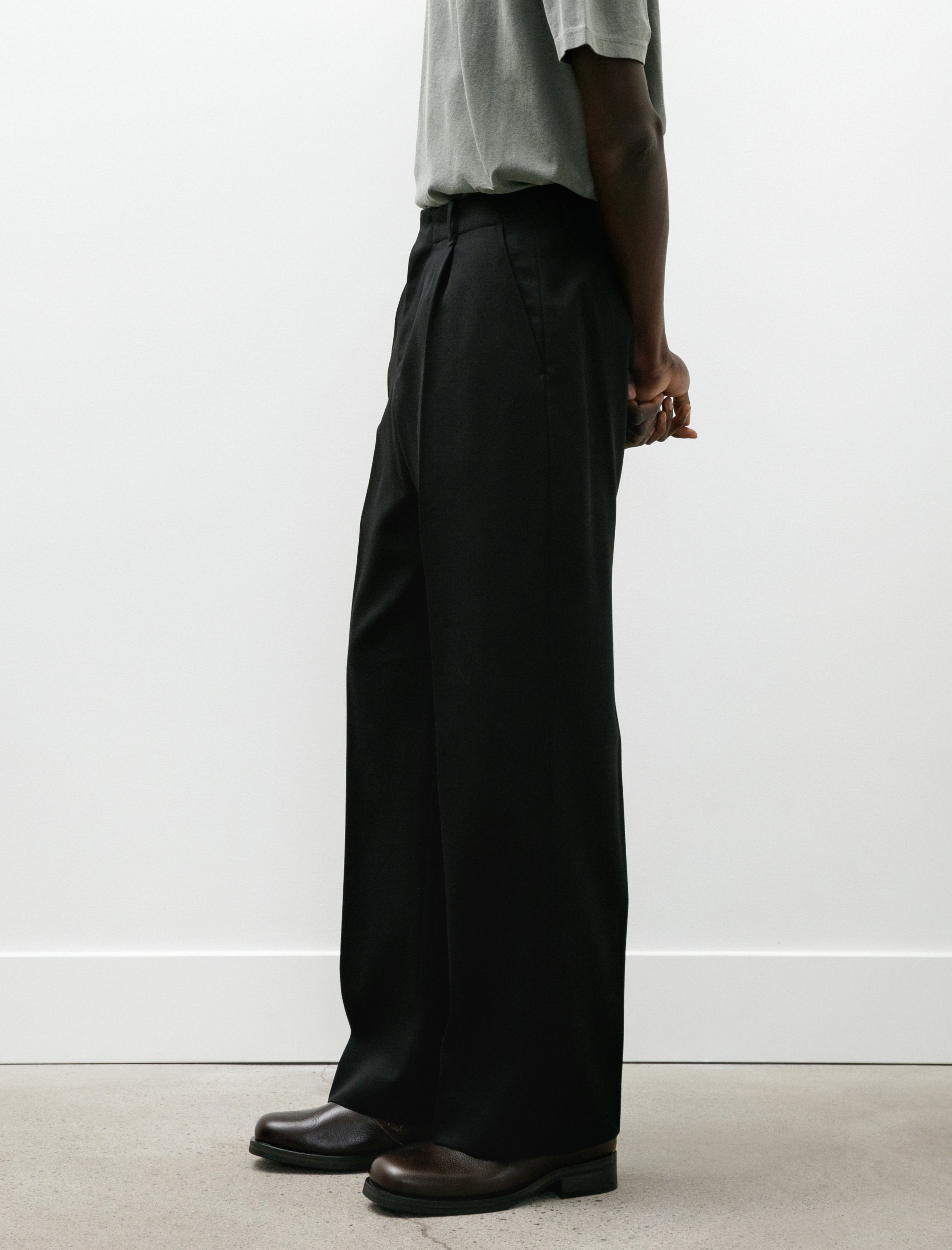 Our Legacy Borrowed Chino Coarse Black Gabardine