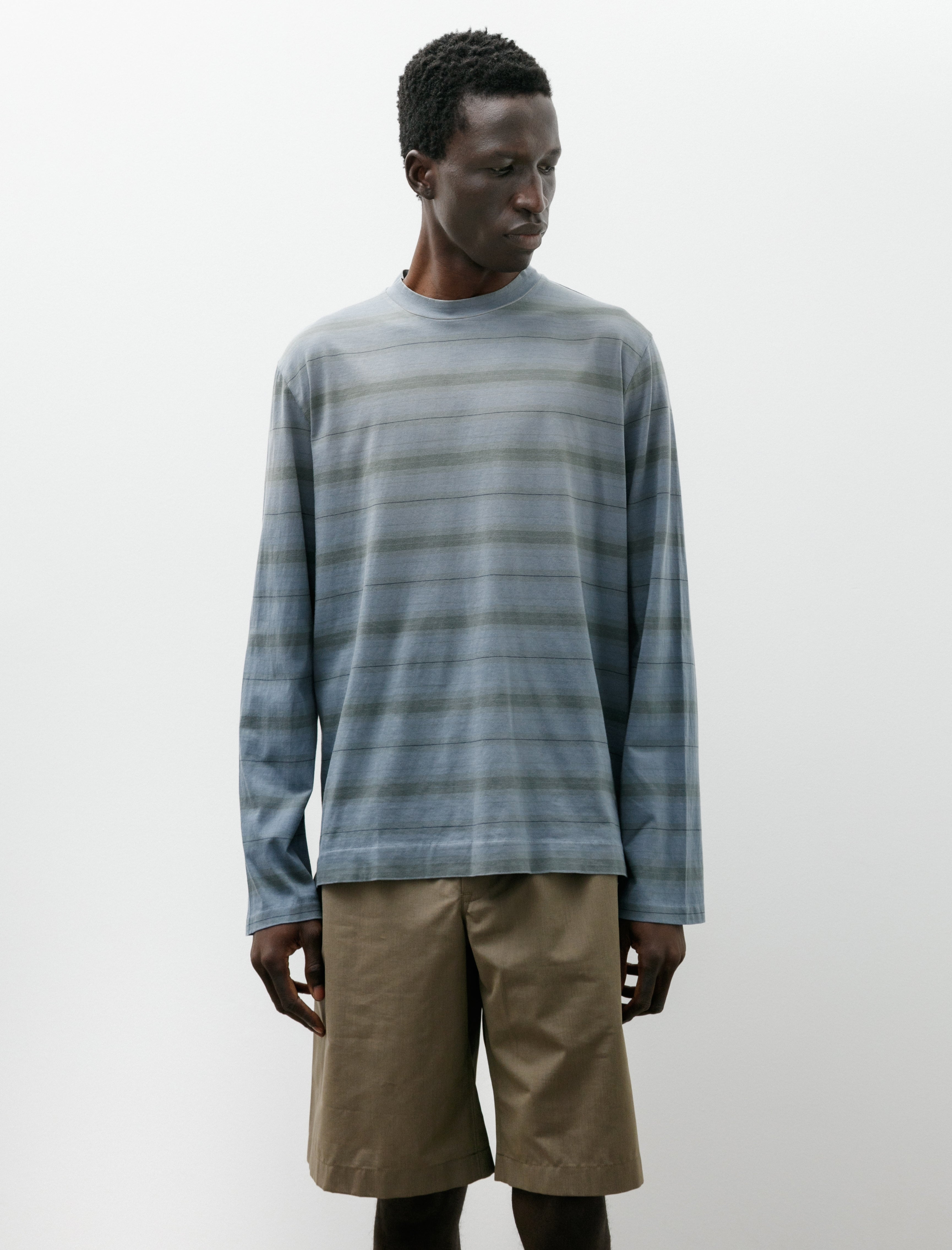 Our Legacy Box Longsleeve Spray Fade Ghost Stripe