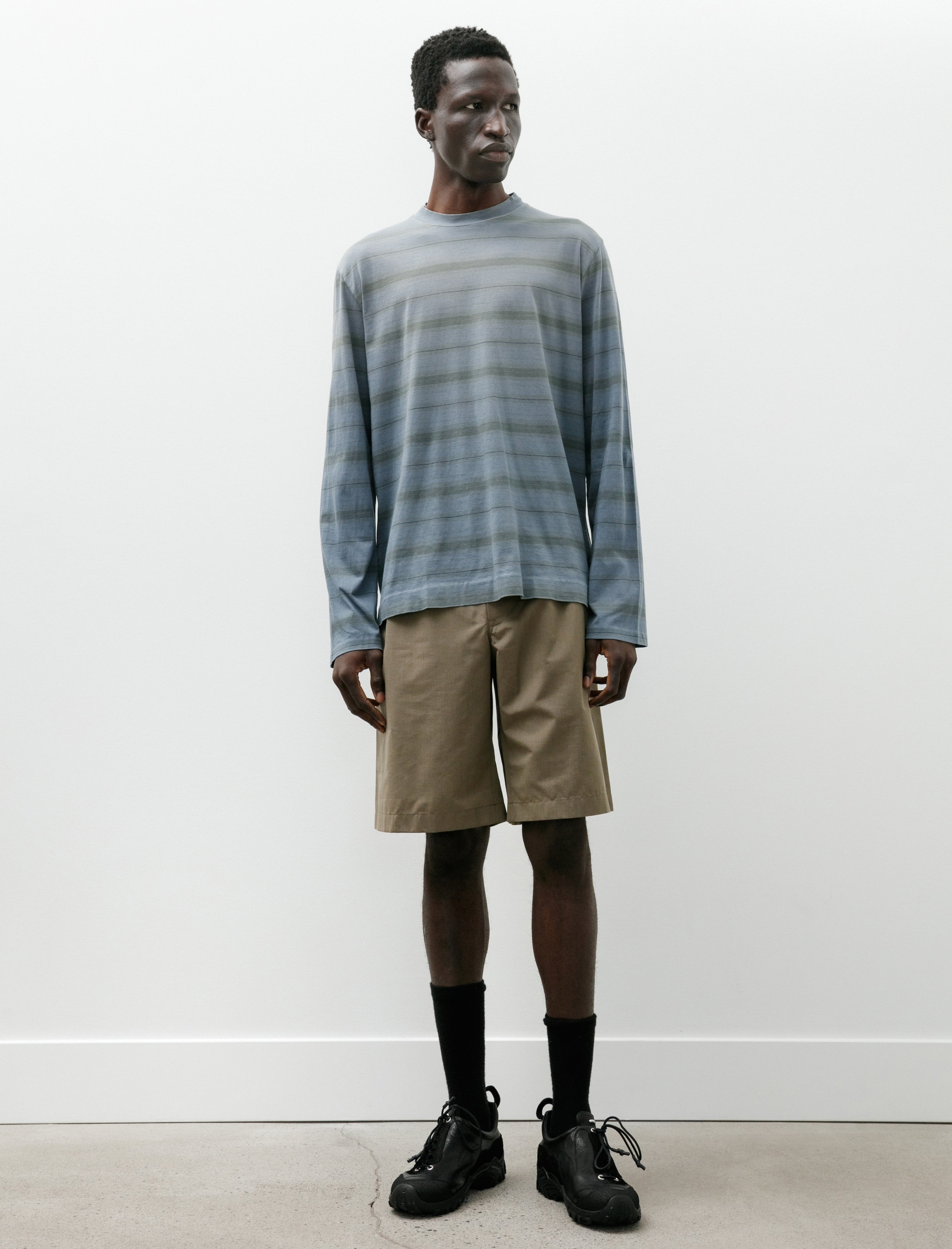Our Legacy Box Longsleeve Spray Fade Ghost Stripe