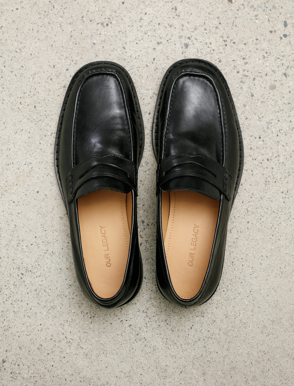 Our Legacy Light Loafer True Dyed Black Leather – Neighbour