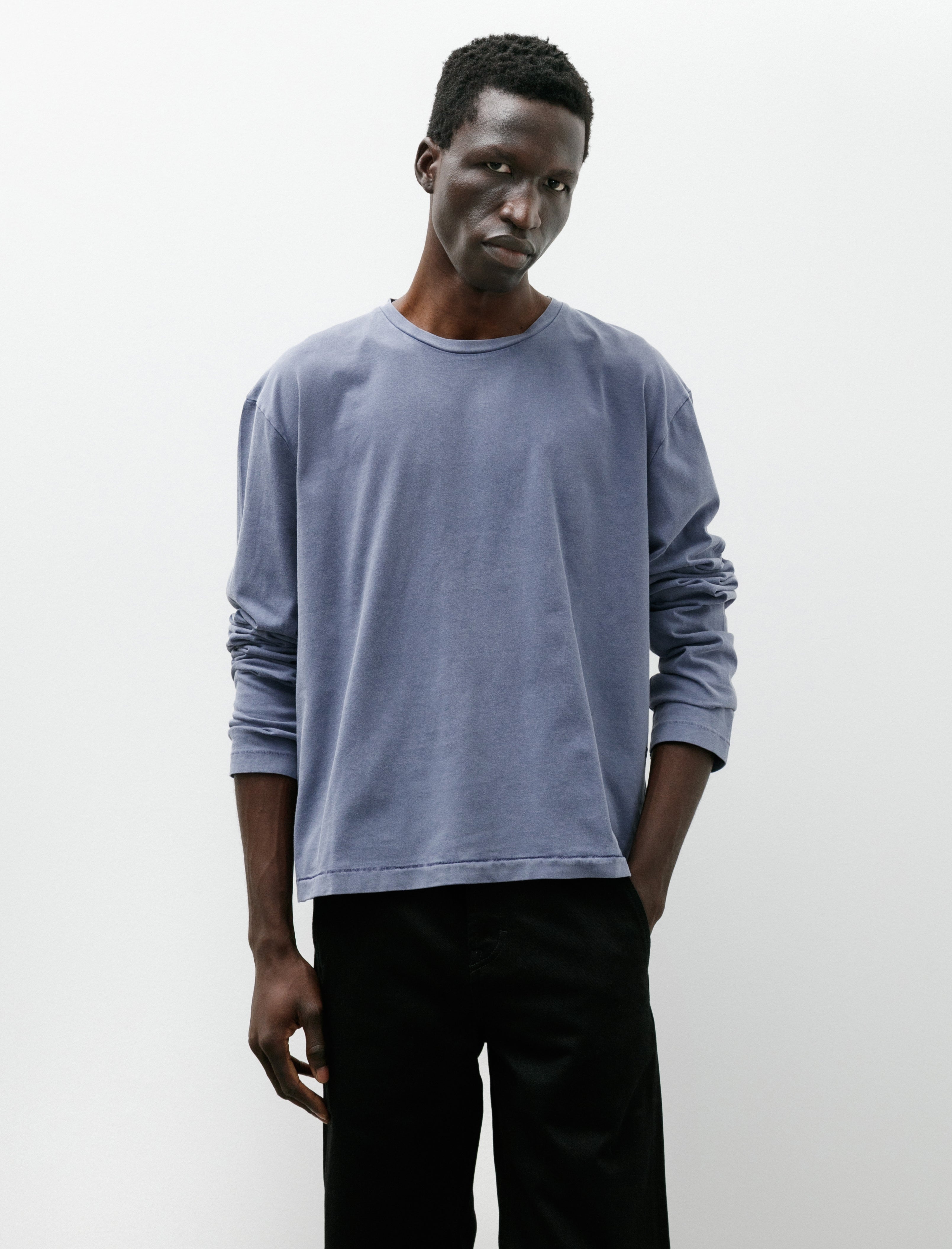 Salon C.Lundman Long Sleeve T-Shirt Faded Blue