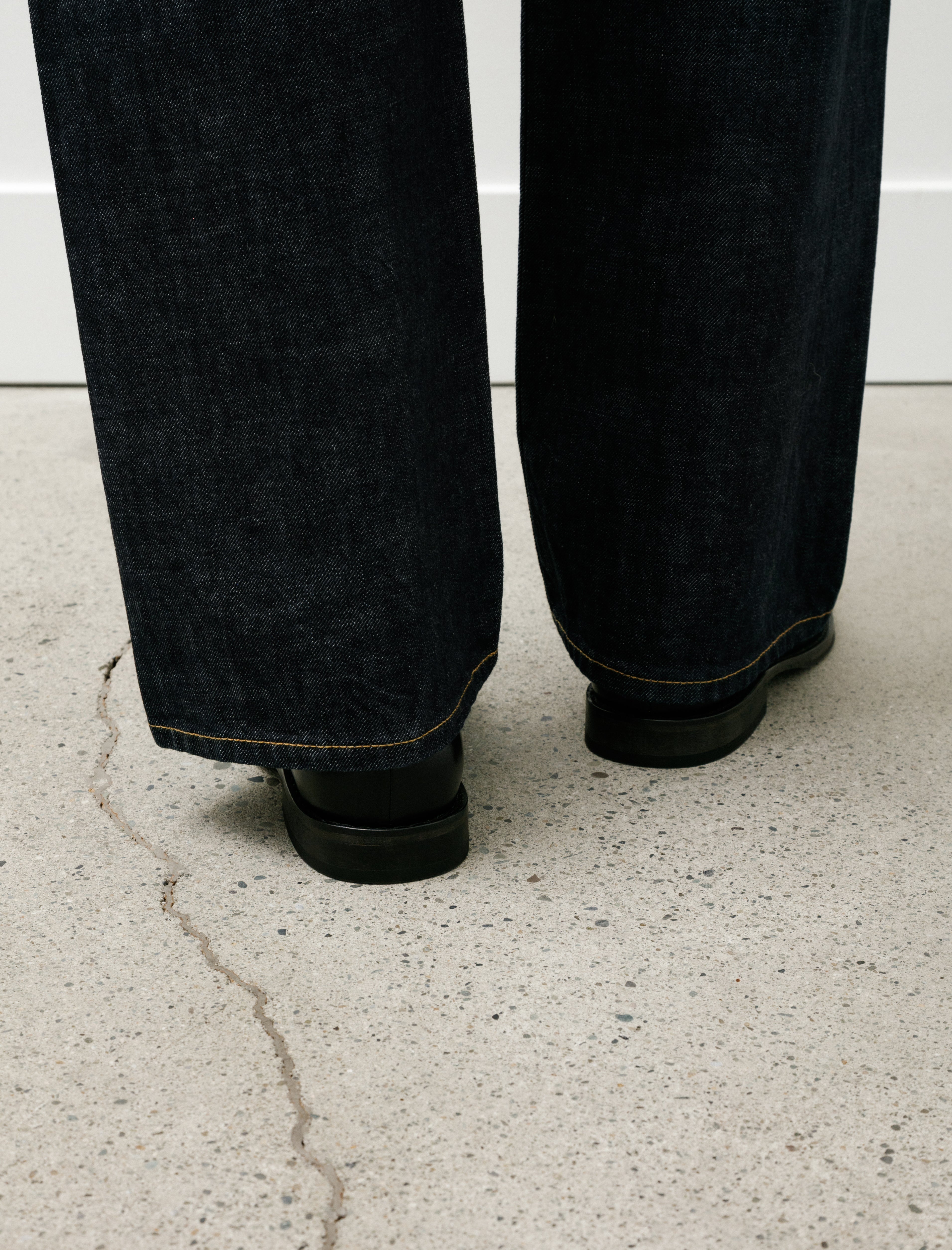 Our Legacy Light Loafer True Dyed Black Leather