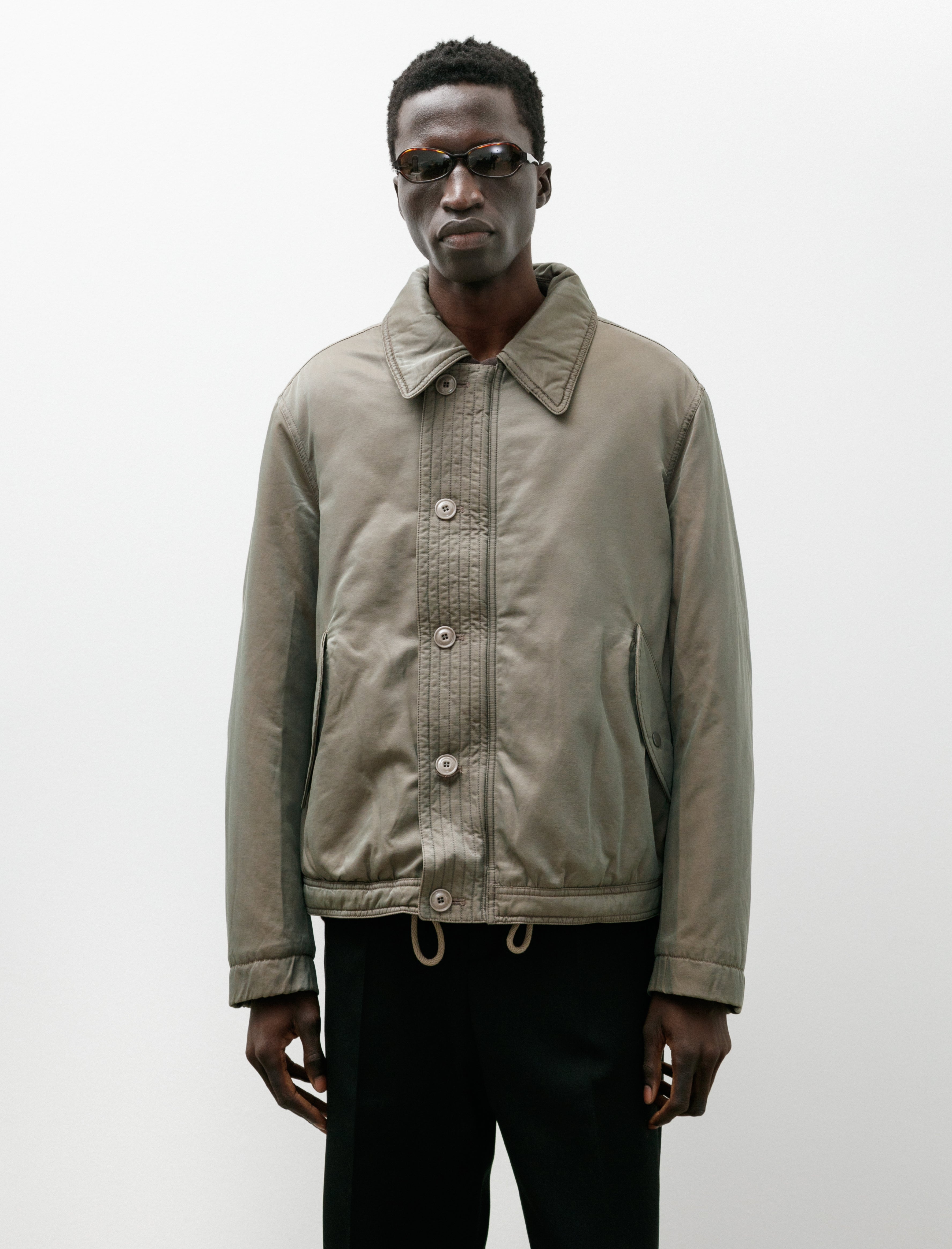 Our Legacy Auto Jacket Taupe Smoke Twinshade Twill