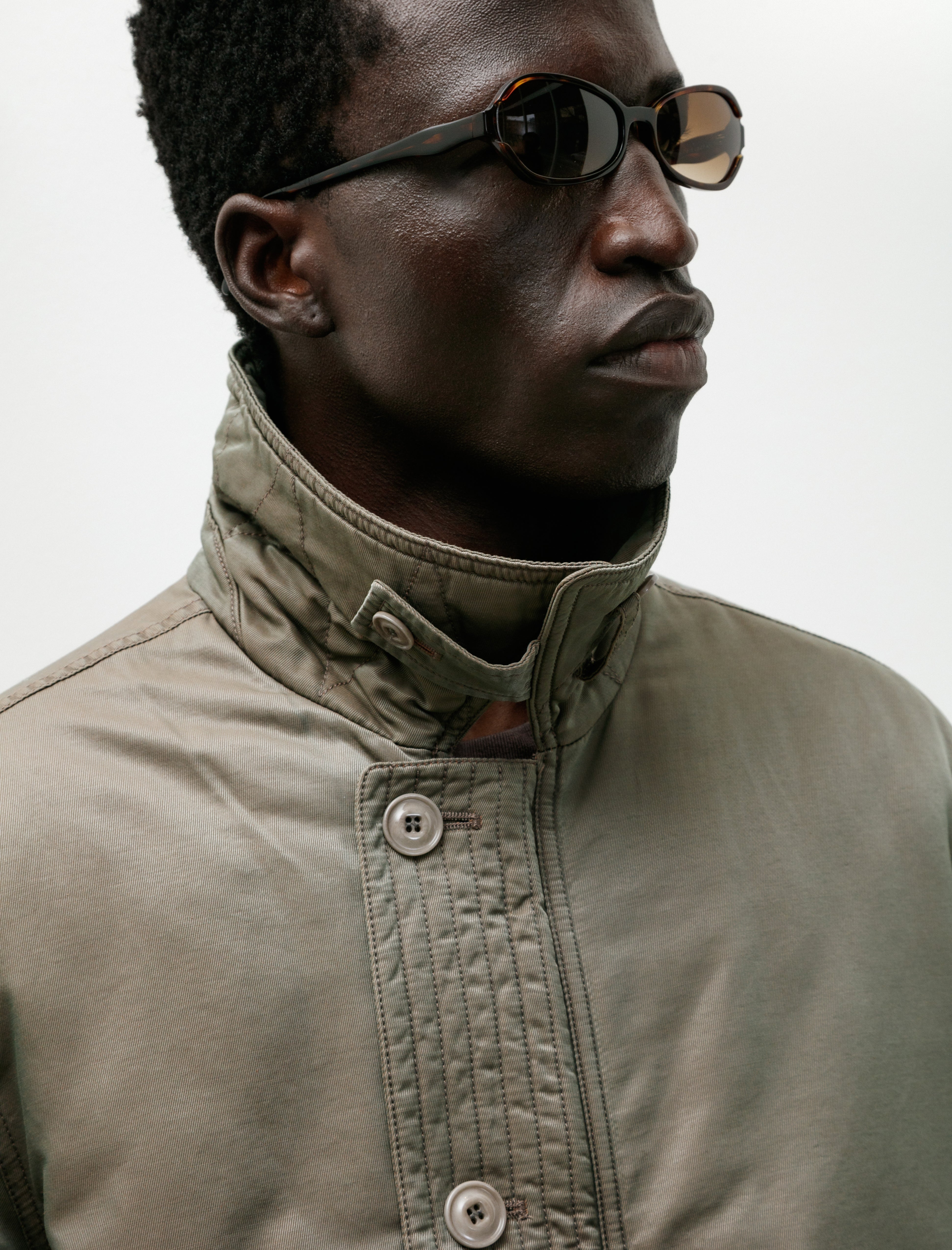 Our Legacy Auto Jacket Taupe Smoke Twinshade Twill