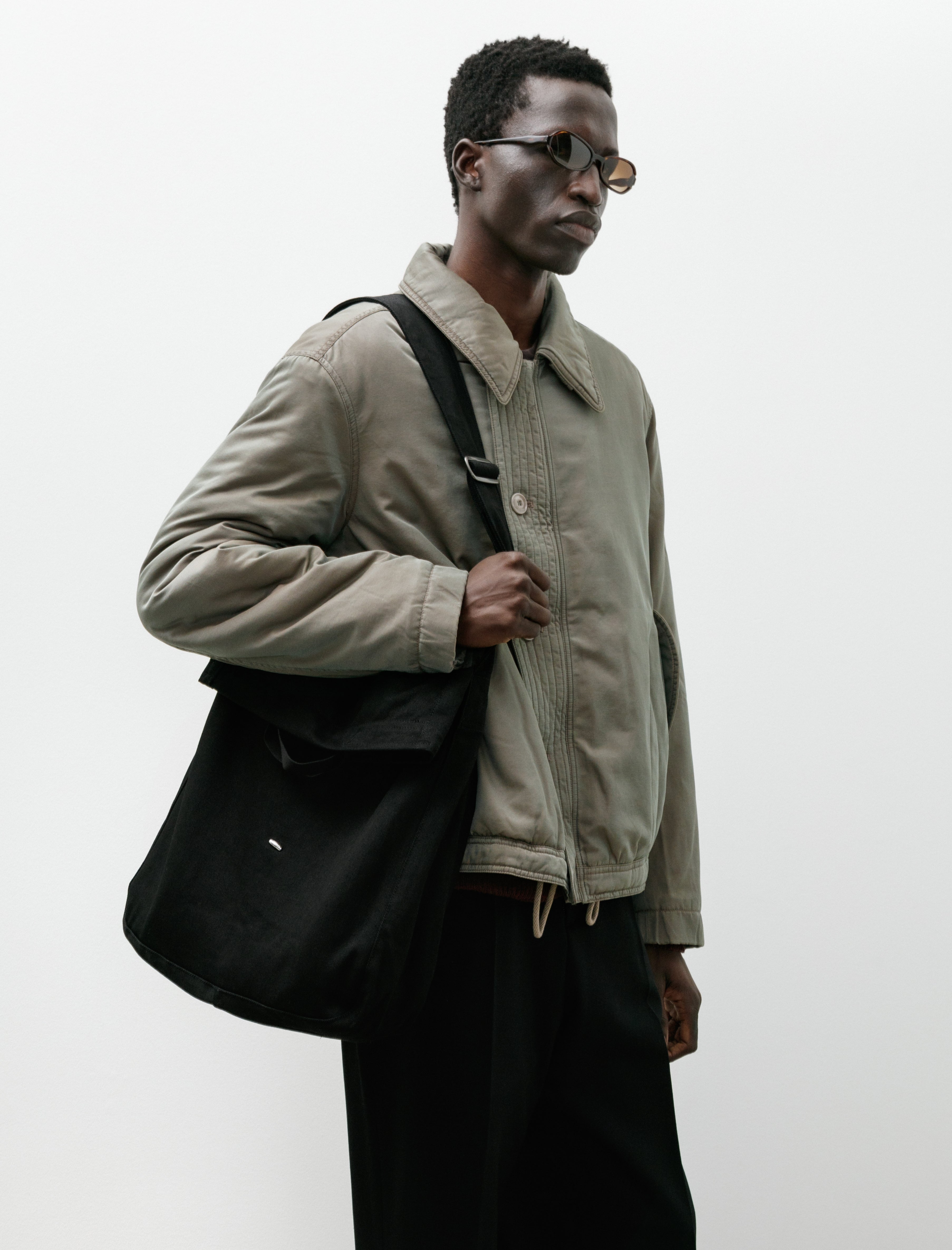 Our Legacy Sling Bag Washed Black Denim