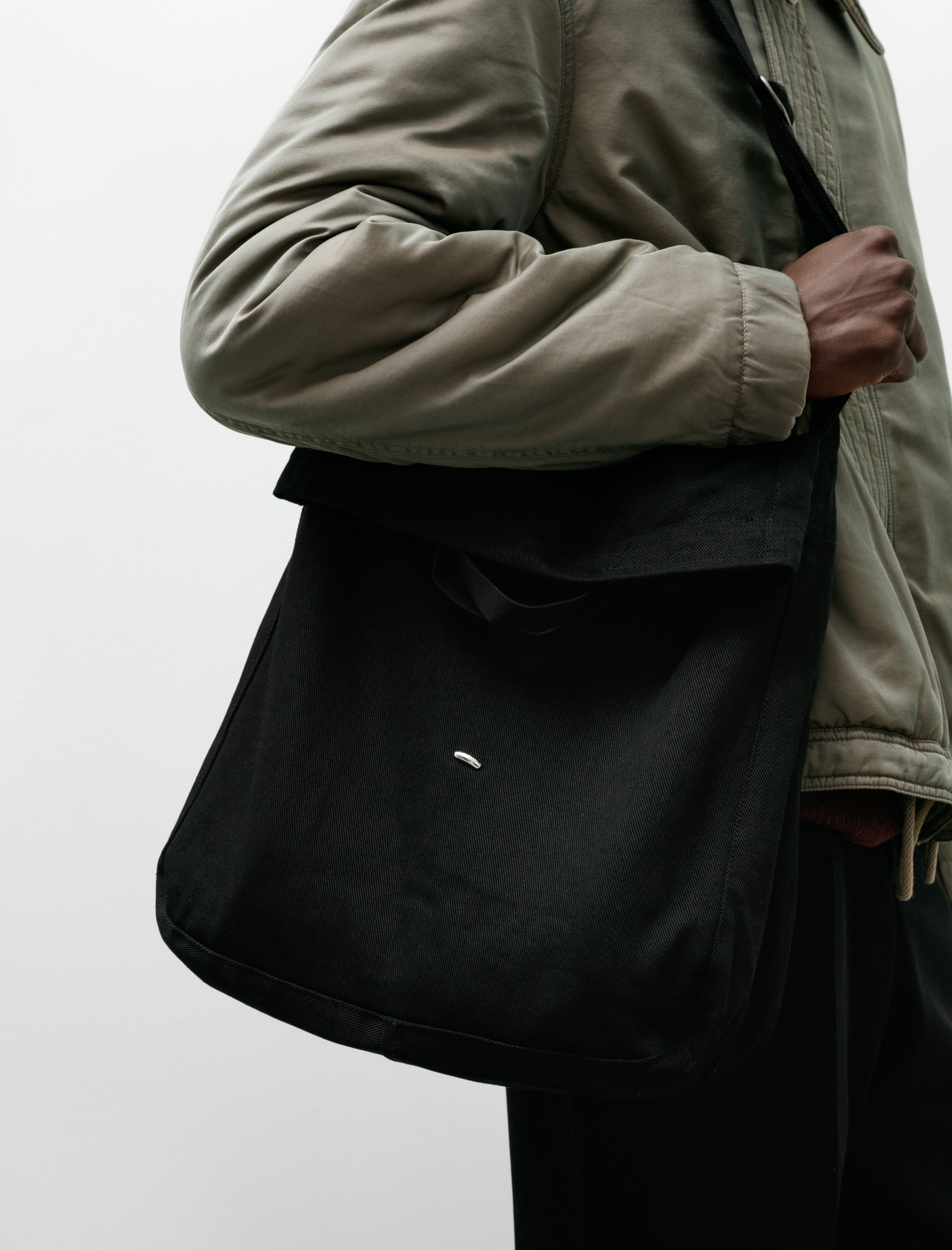 Our Legacy Sling Bag Washed Black Denim