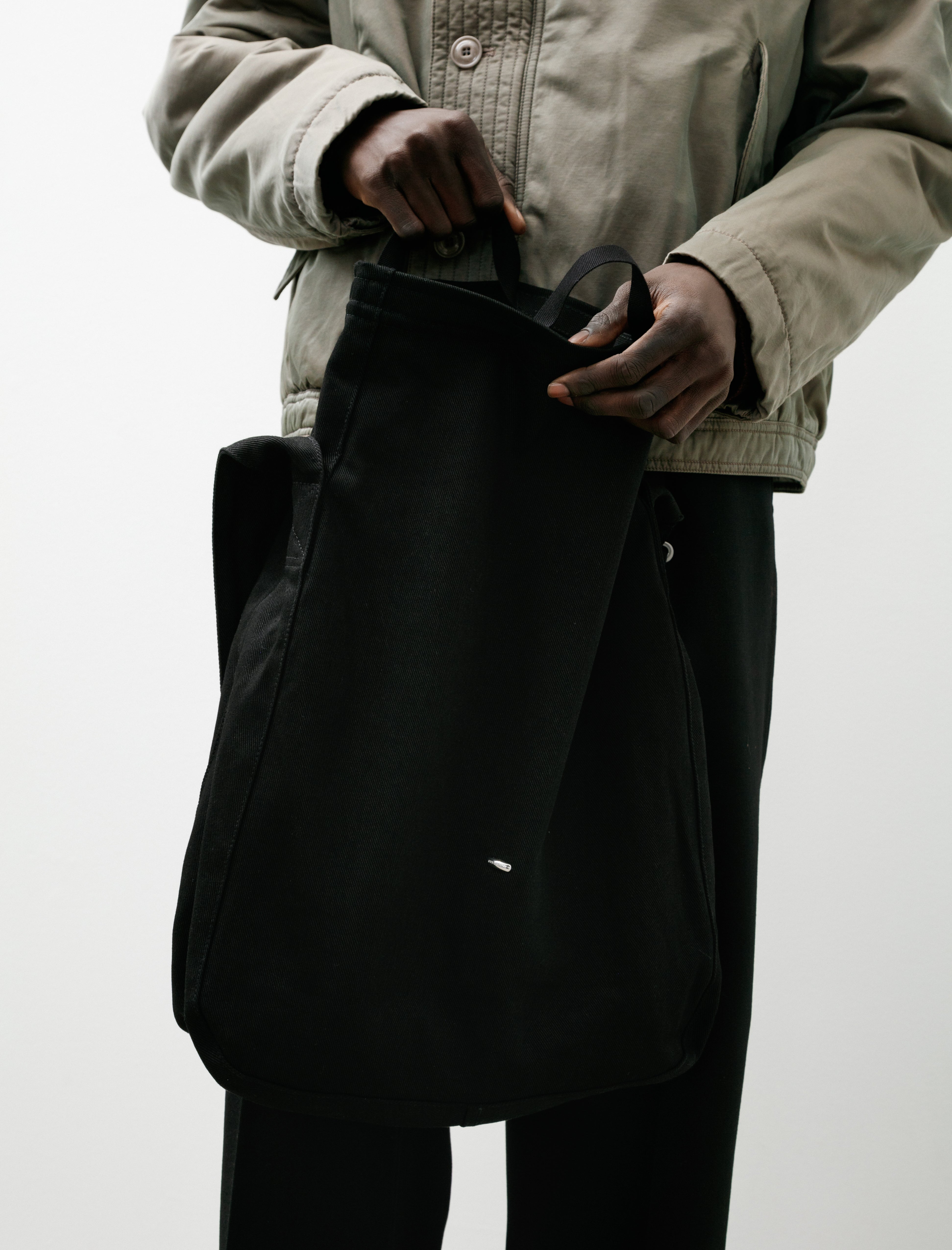 Our Legacy Sling Bag Washed Black Denim