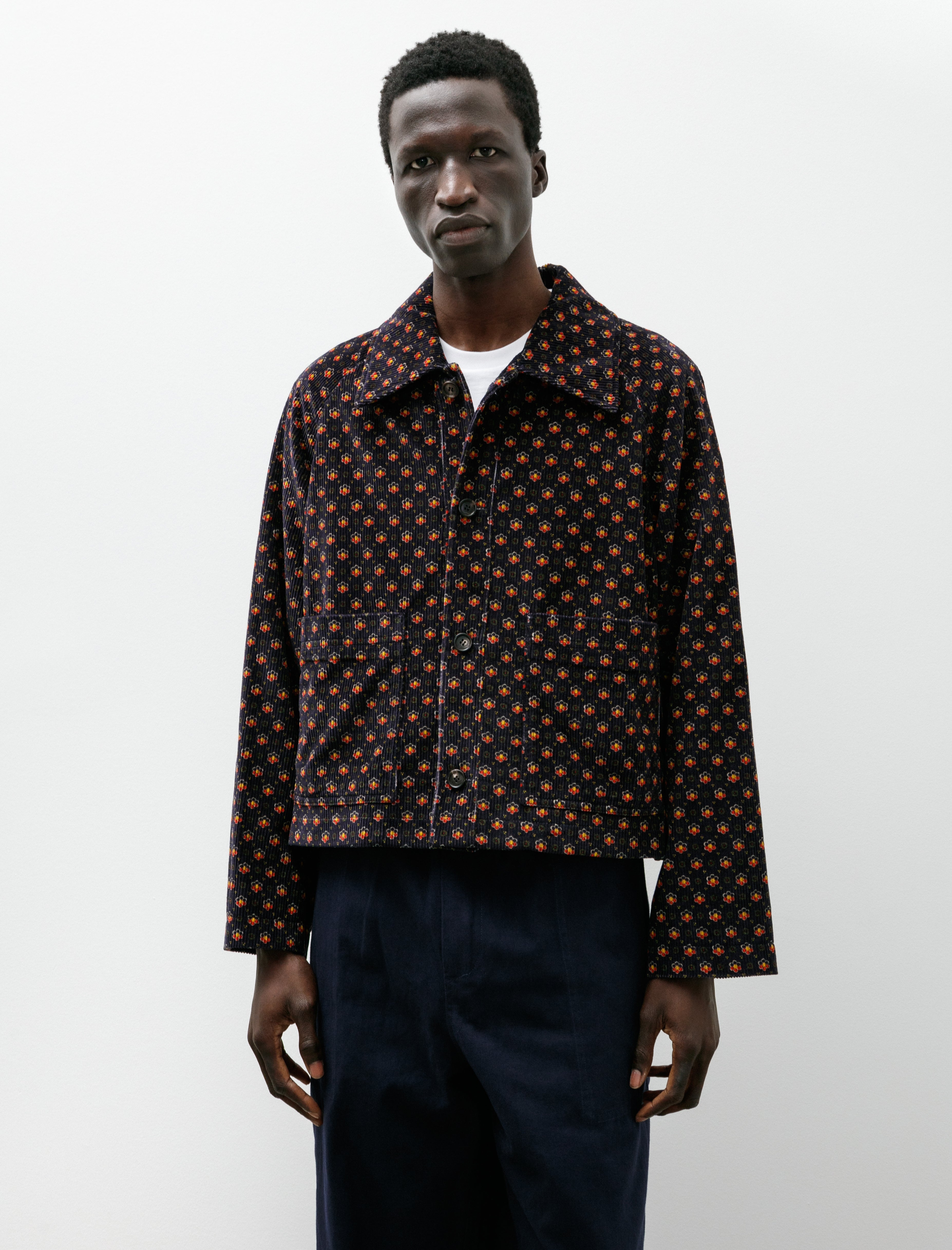 Bode Mcallister Corduroy Jacket Purple