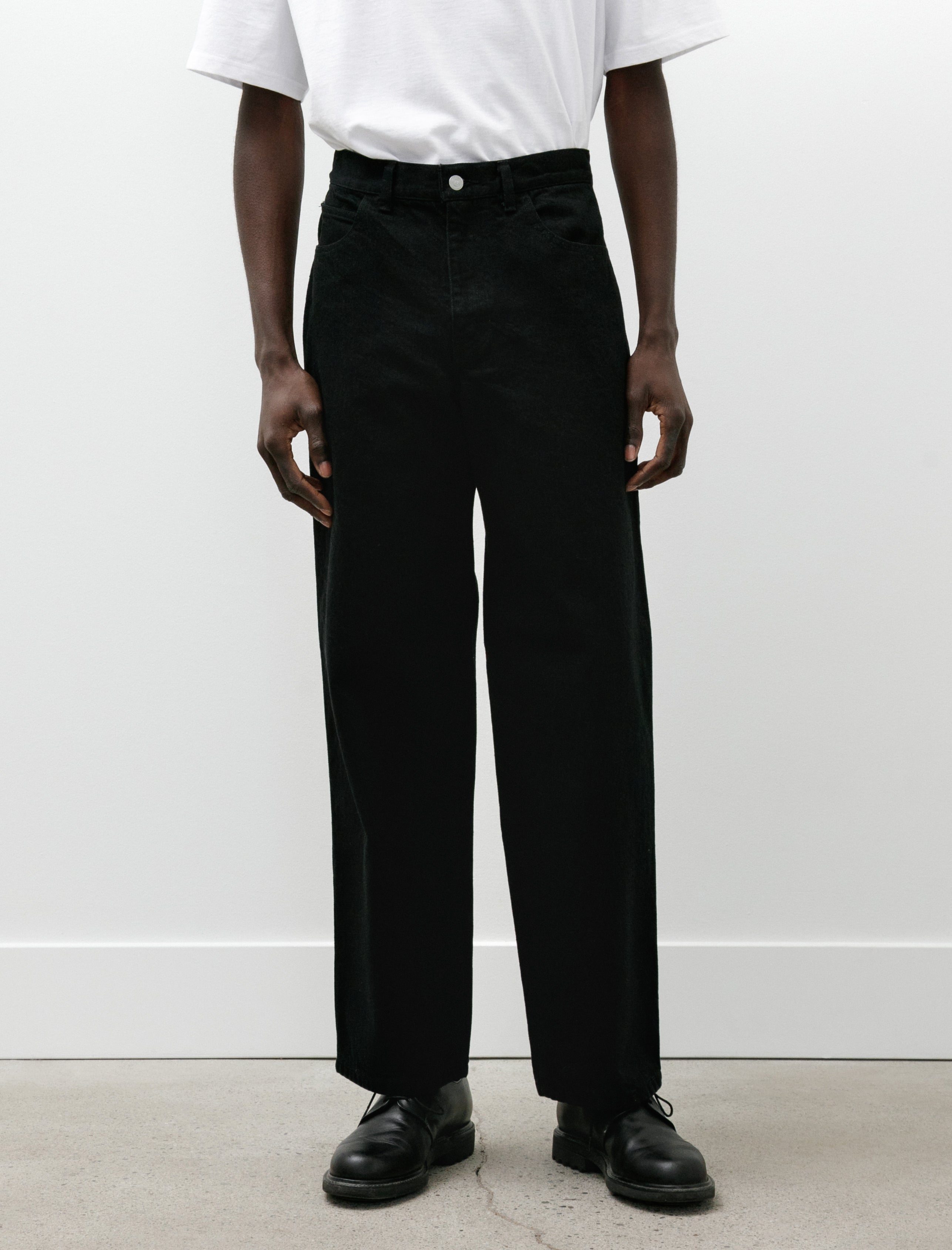 James Coward 5Pkt Jean Black 13.5oz Denim