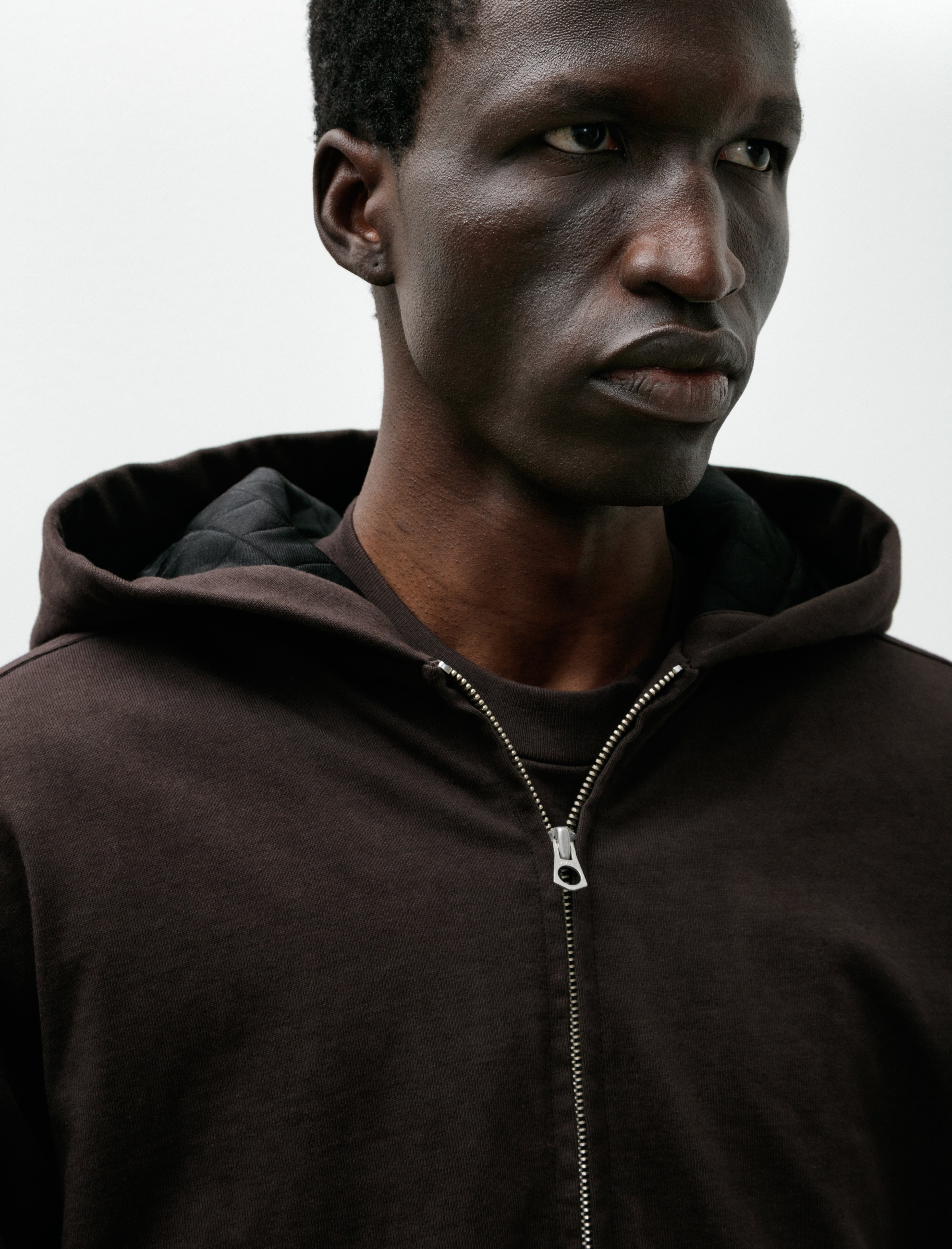 Lady White Co. Hooded Barrington Jacket Black Mushroom