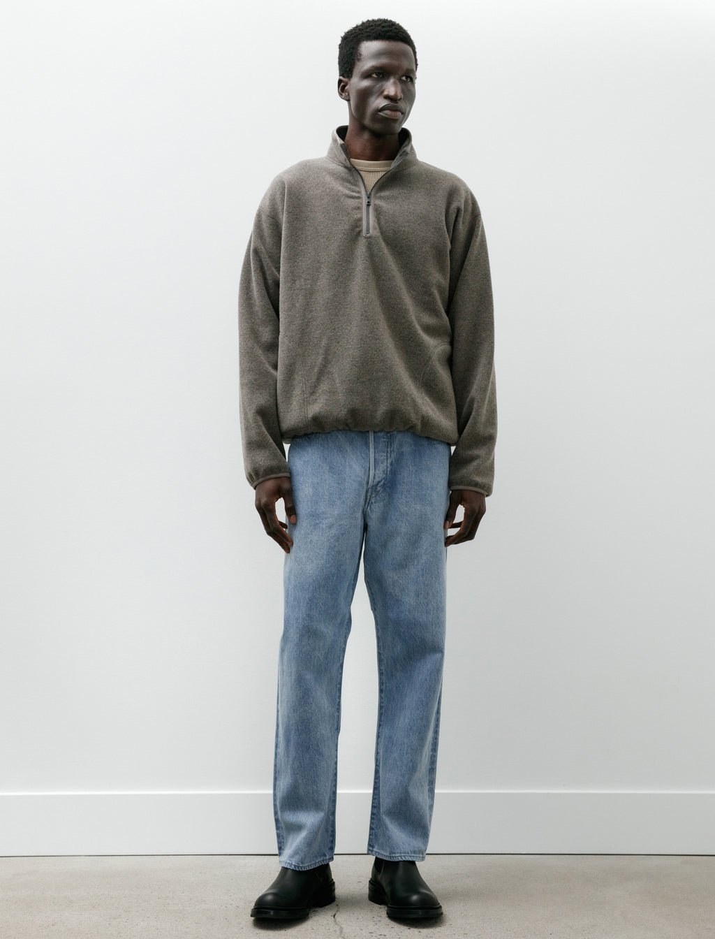 パンツ BELVET Washed Faded Denim Washed Faded Denim – BELVET