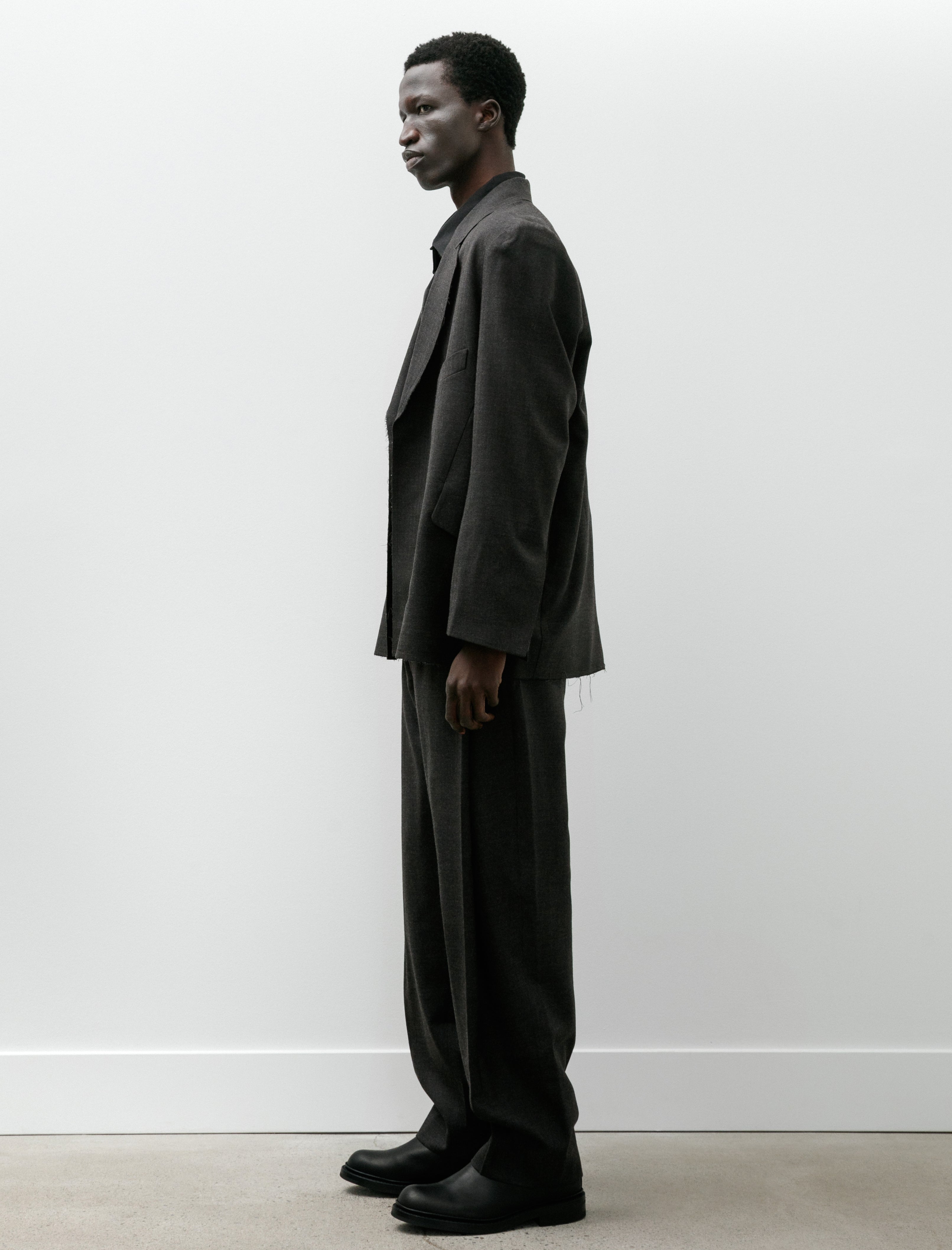 Lea Boberg LB-3P-DP Trousers Herringbone Wool Brown