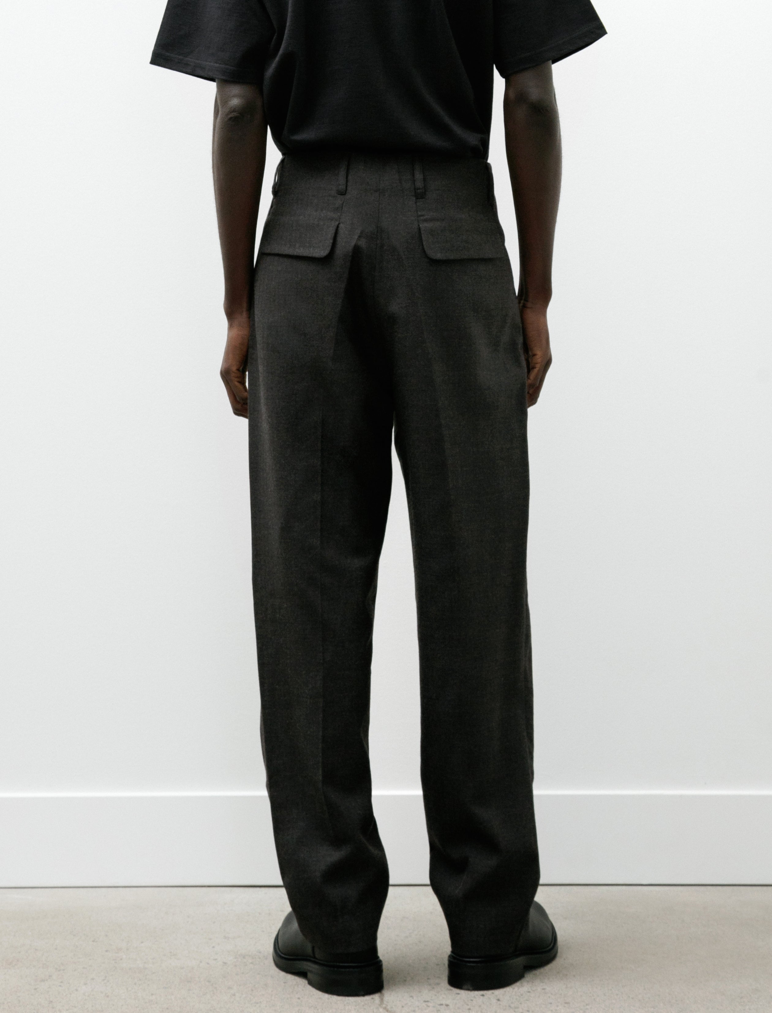 Lea Boberg LB-3P-DP Trousers Herringbone Wool Brown